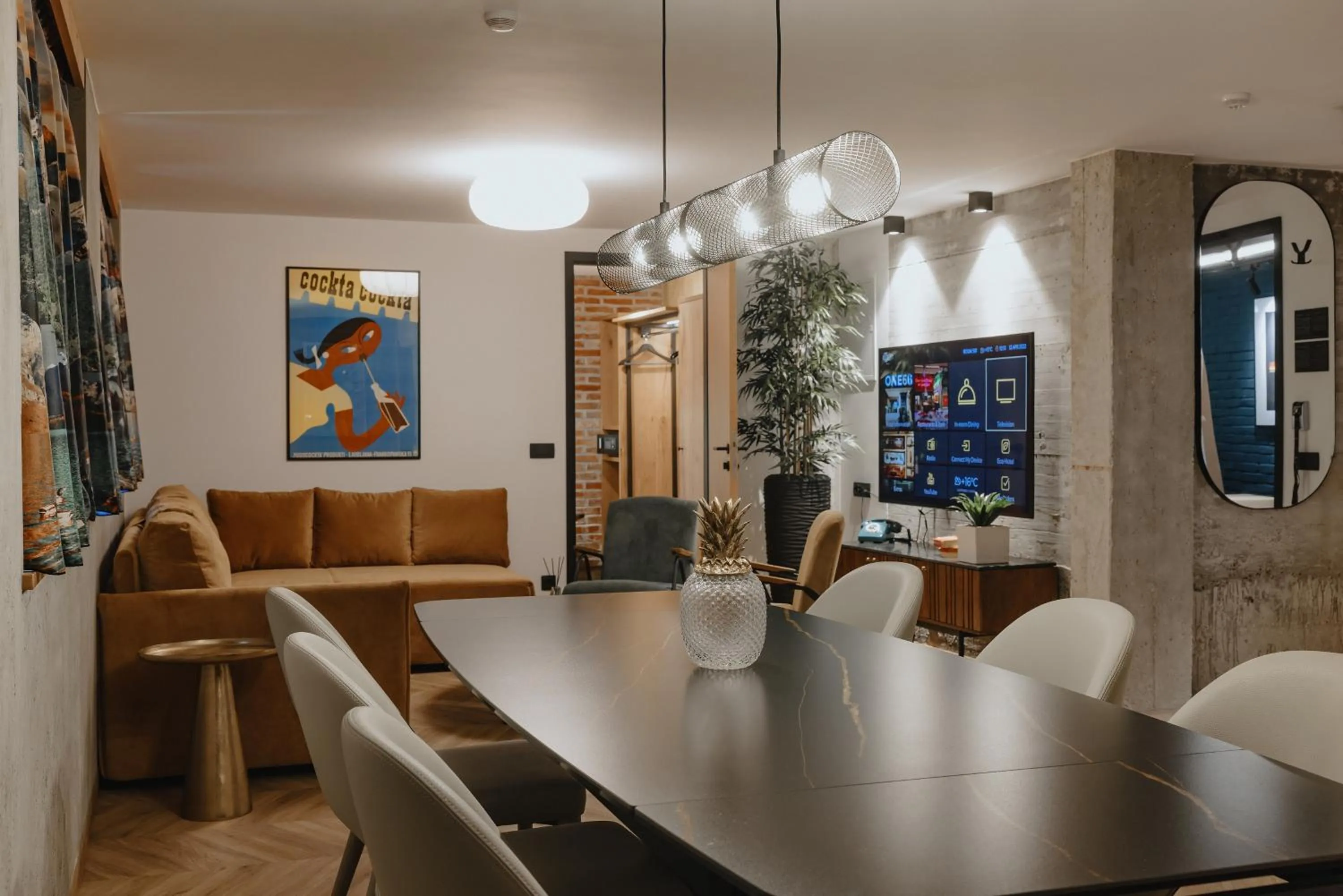 Living room in ONE66 Hotel