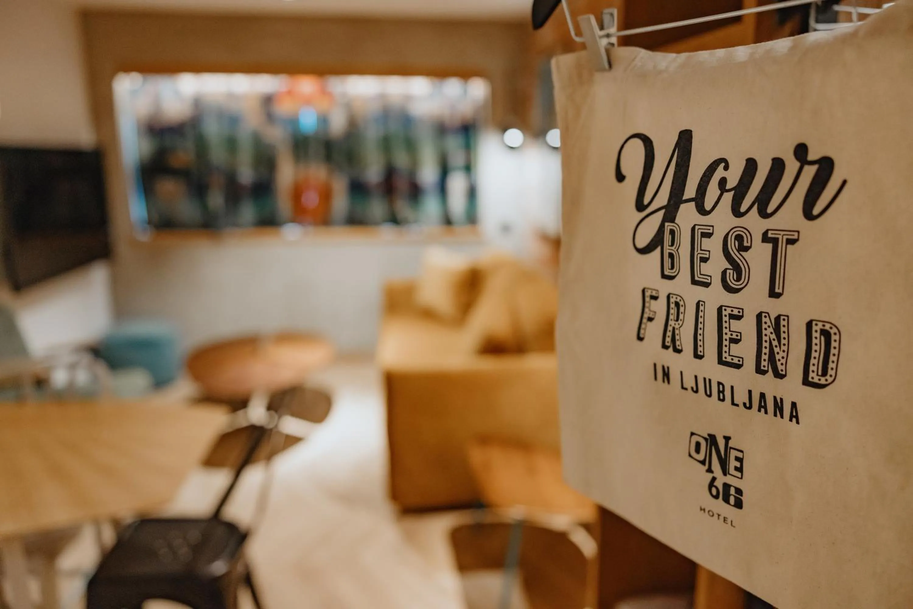 Property logo or sign in ONE66 Hotel