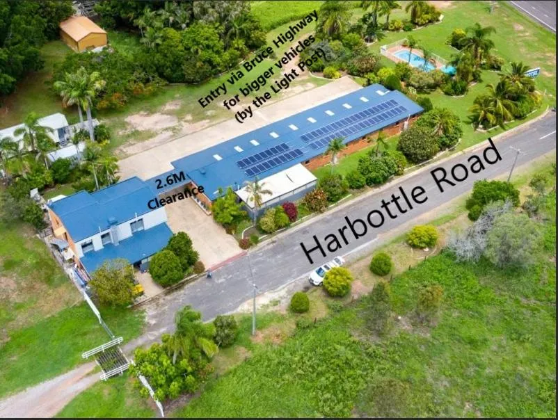 Bird's eye view in Benaraby Hilltop MotorInn