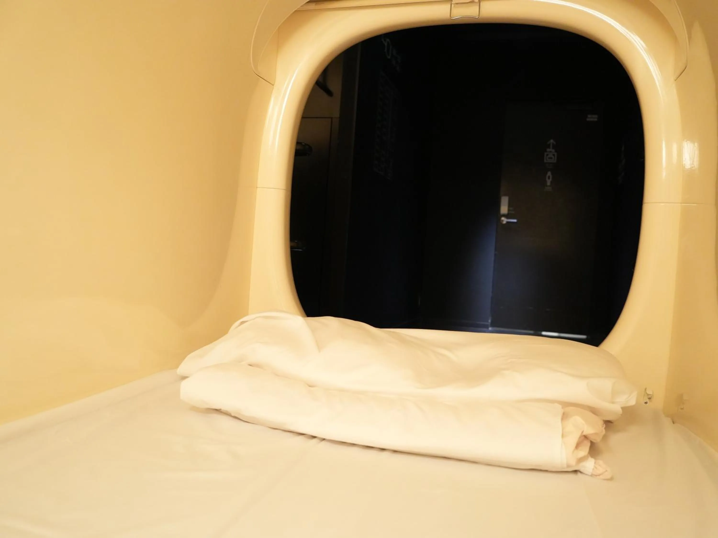 Photo of the whole room, Bed in Rembrandt Cabin Shinjuku Shin-Okubo
