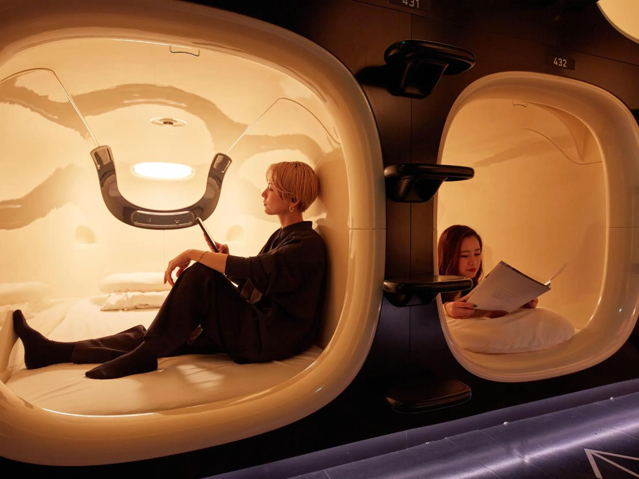 Photo of the whole room in Rembrandt Cabin Shinjuku Shin-Okubo