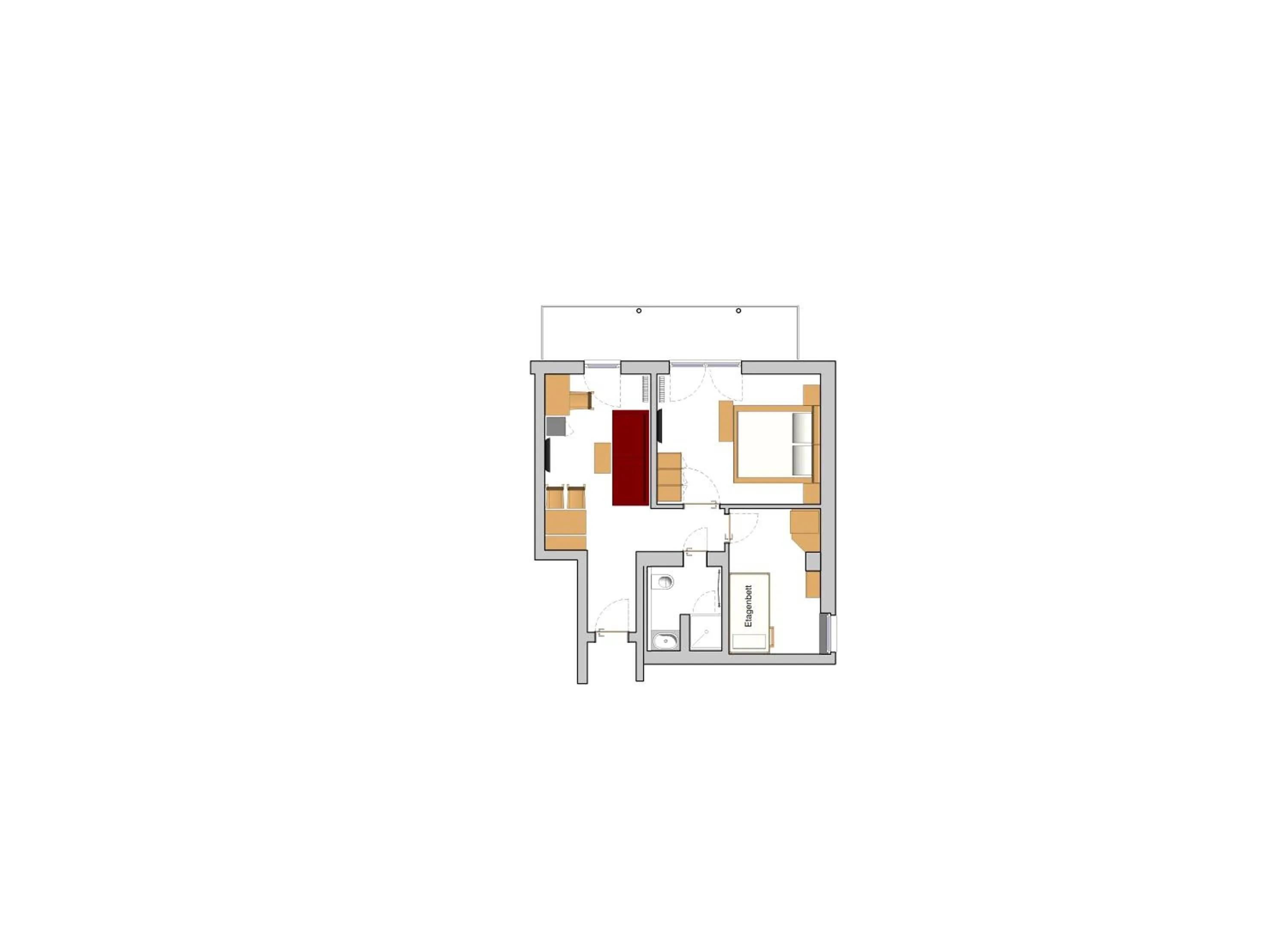 Floor plan in Familotel Mein Krug
