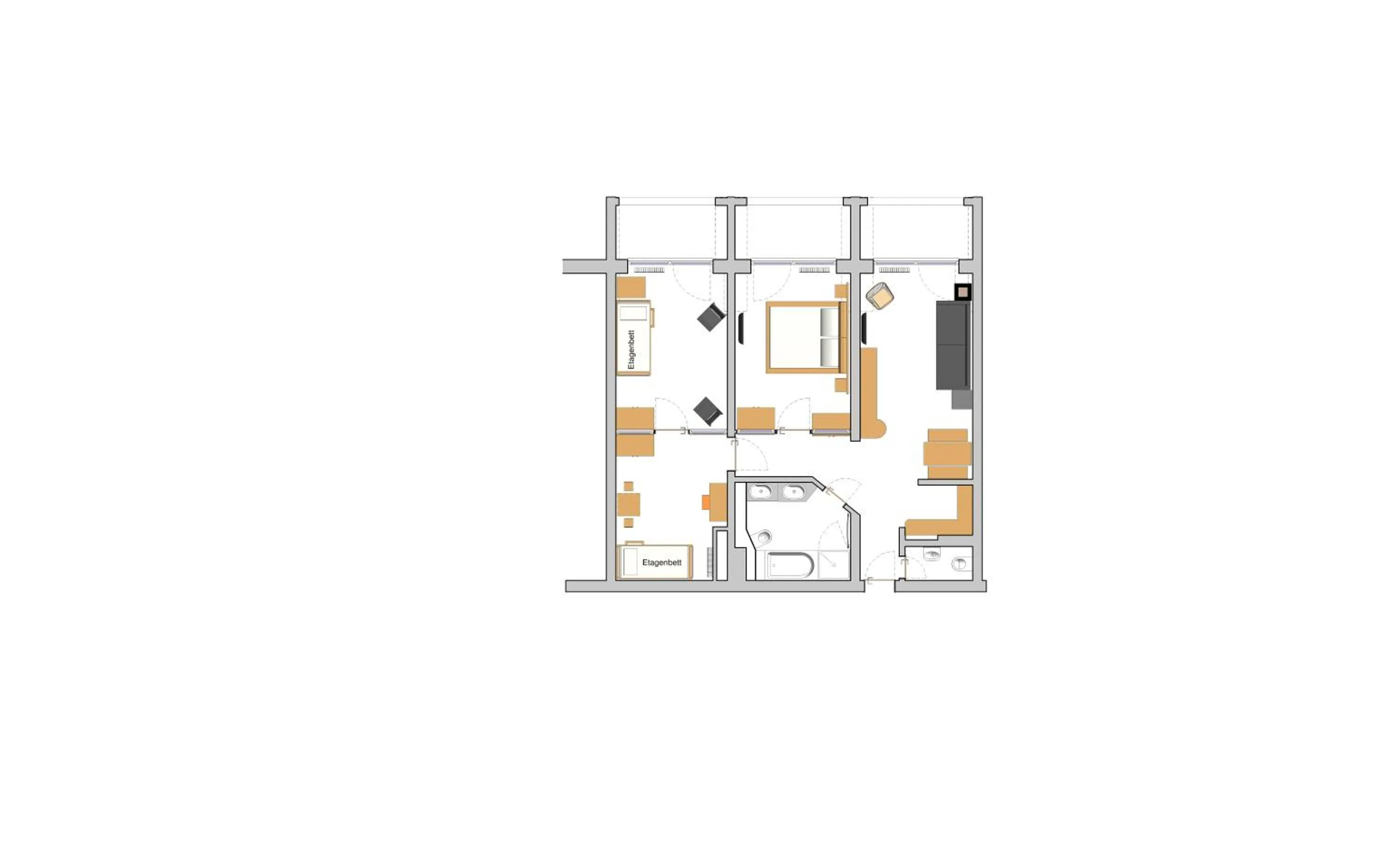 Floor plan in Familotel Mein Krug