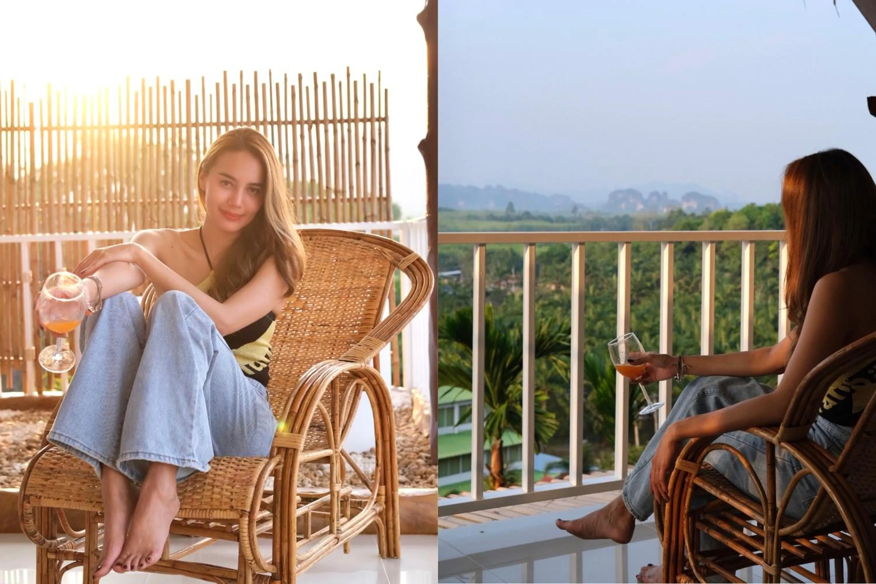 Patio in Baan Phuvara Retreat - Romantic Jacuzzi Mountain View Villas