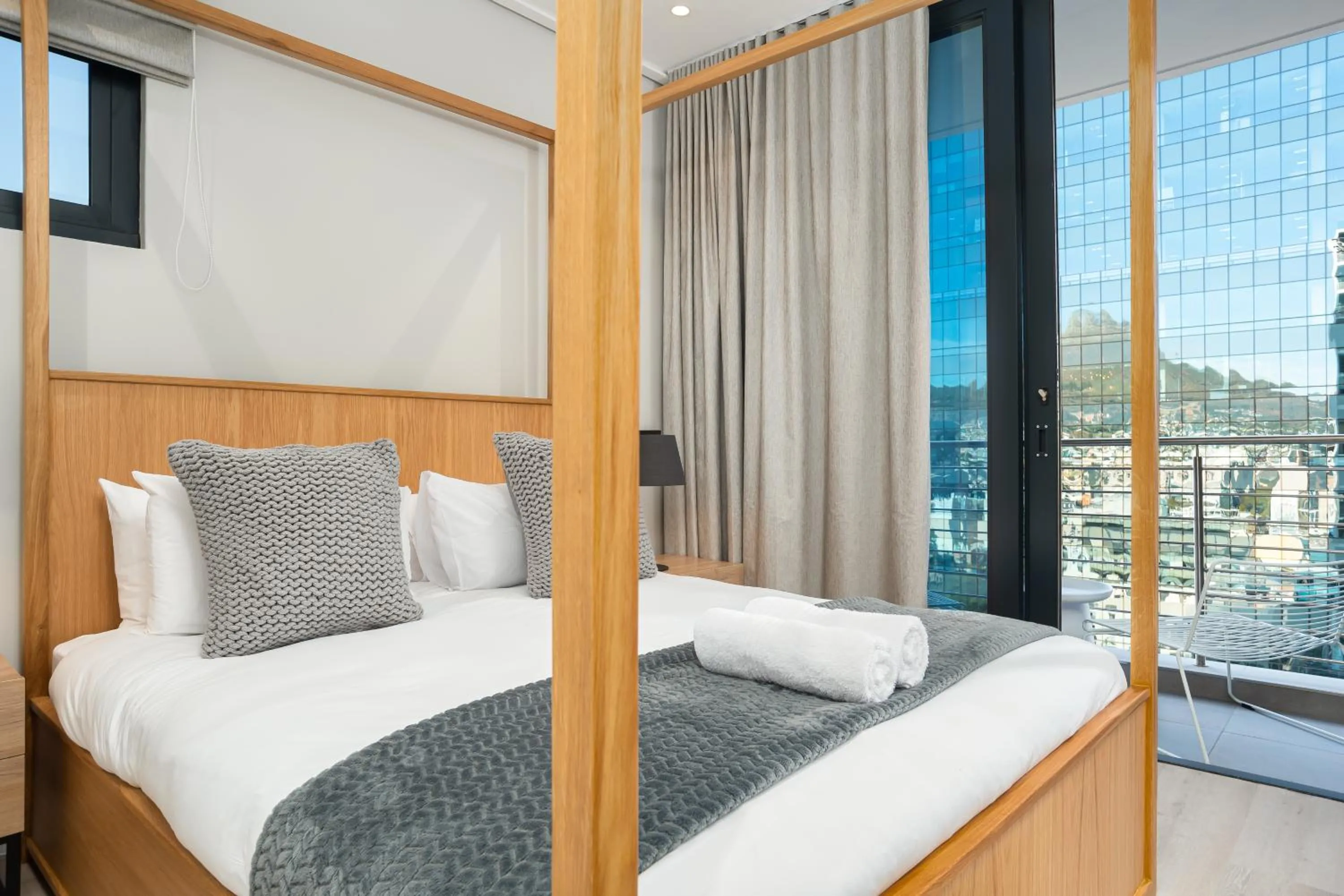 Bed in 16 on Bree Luxury Apartments
