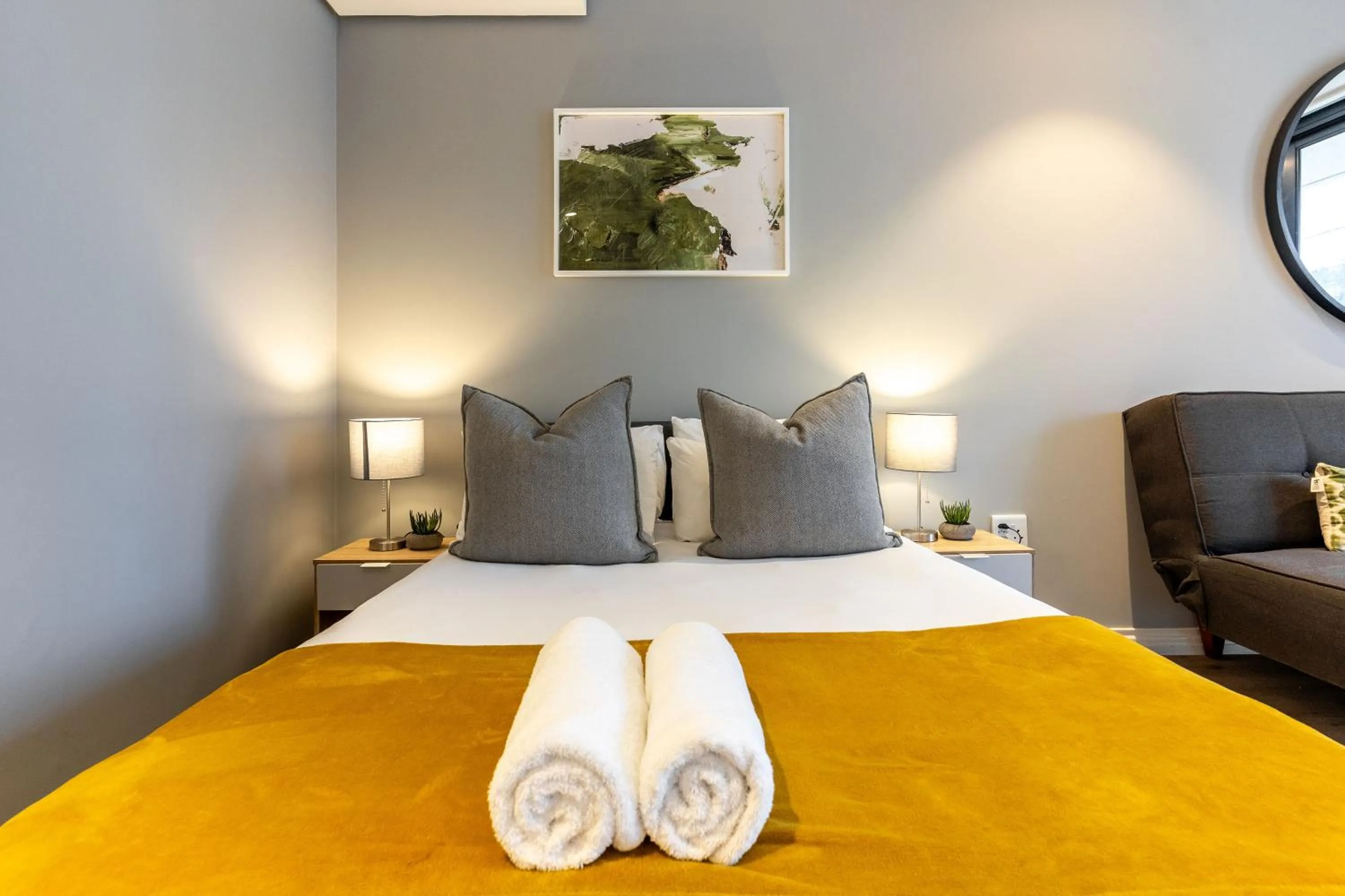 Bed in 16 on Bree Luxury Apartments