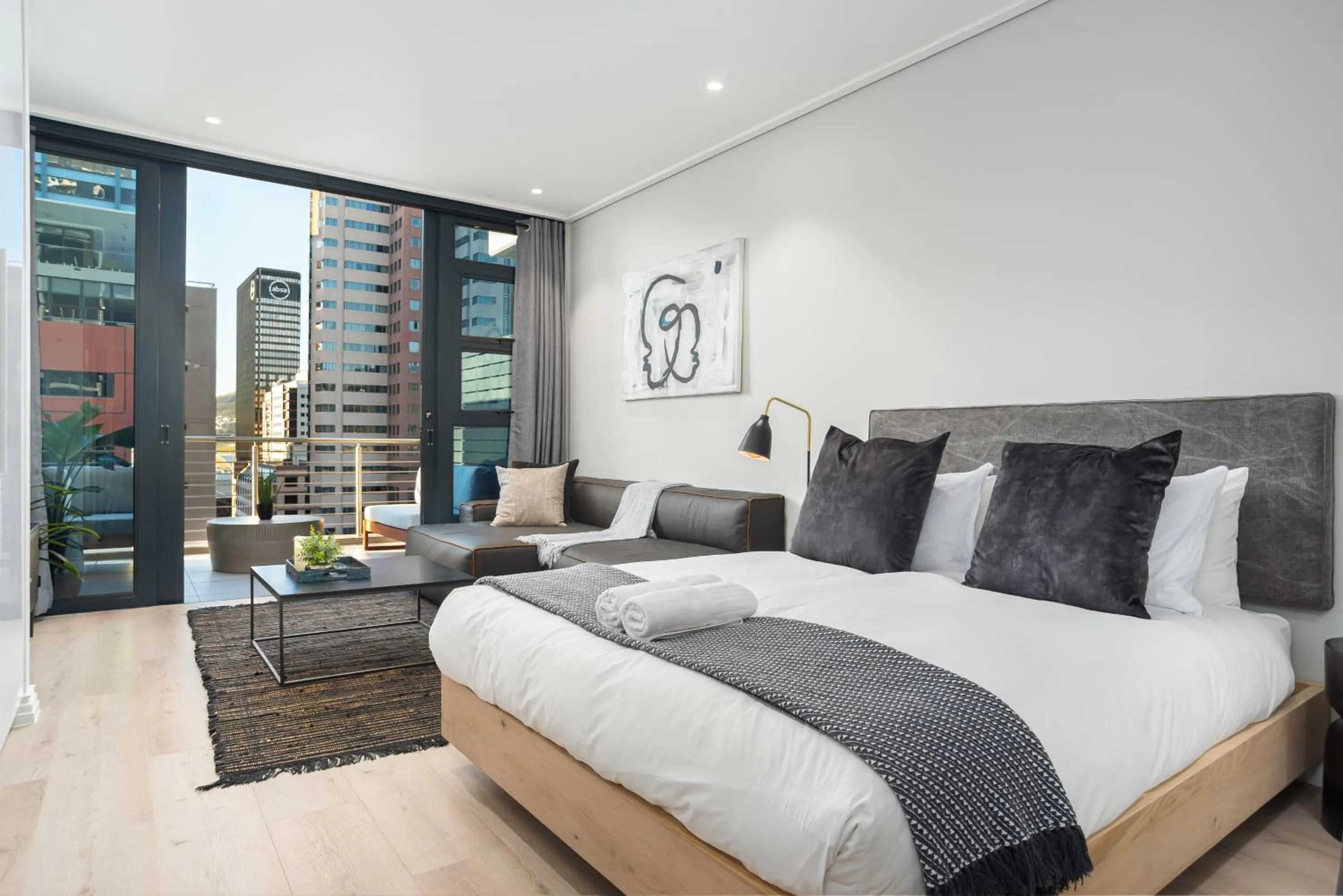 Bed in 16 on Bree Luxury Apartments