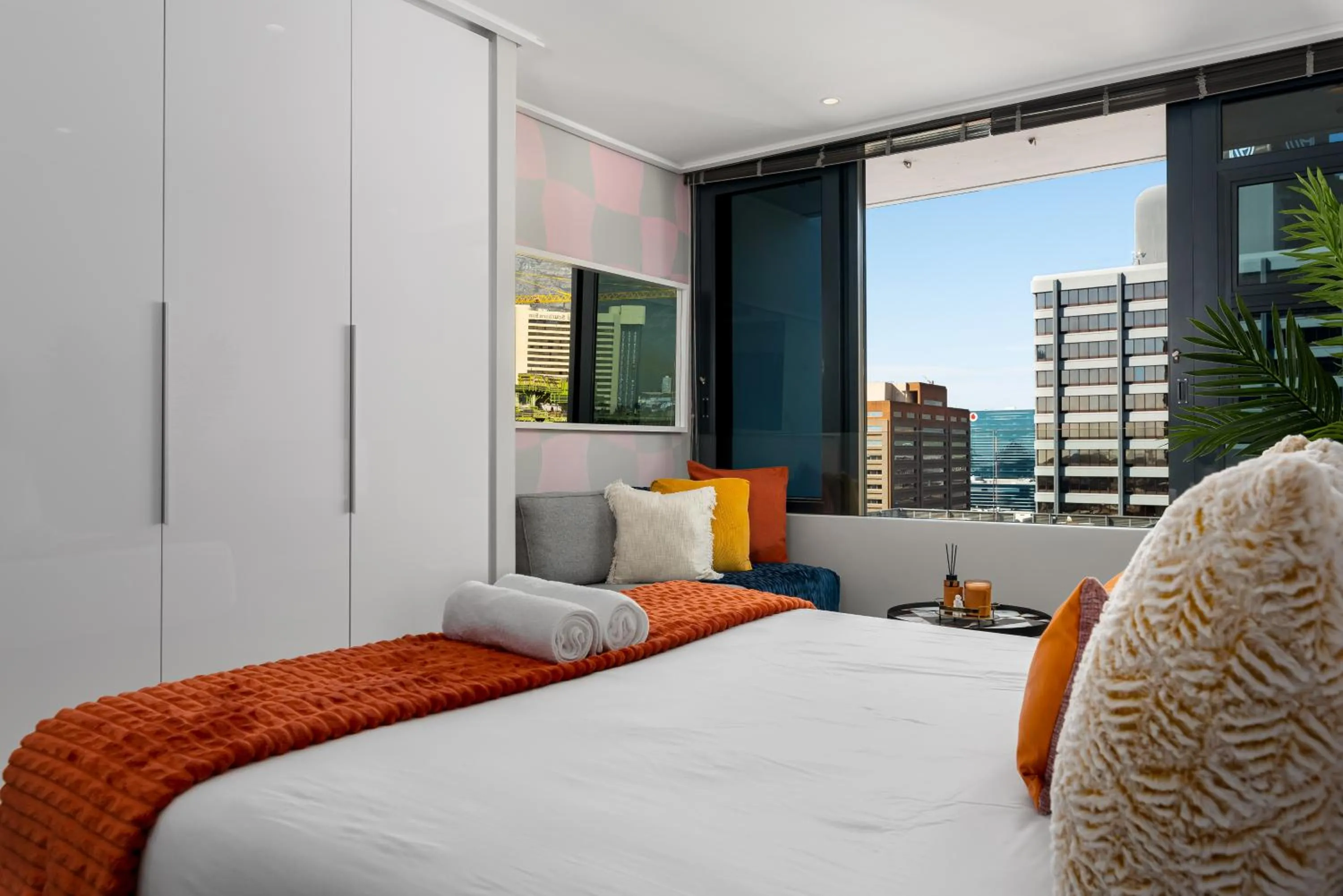Bed in 16 on Bree Luxury Apartments