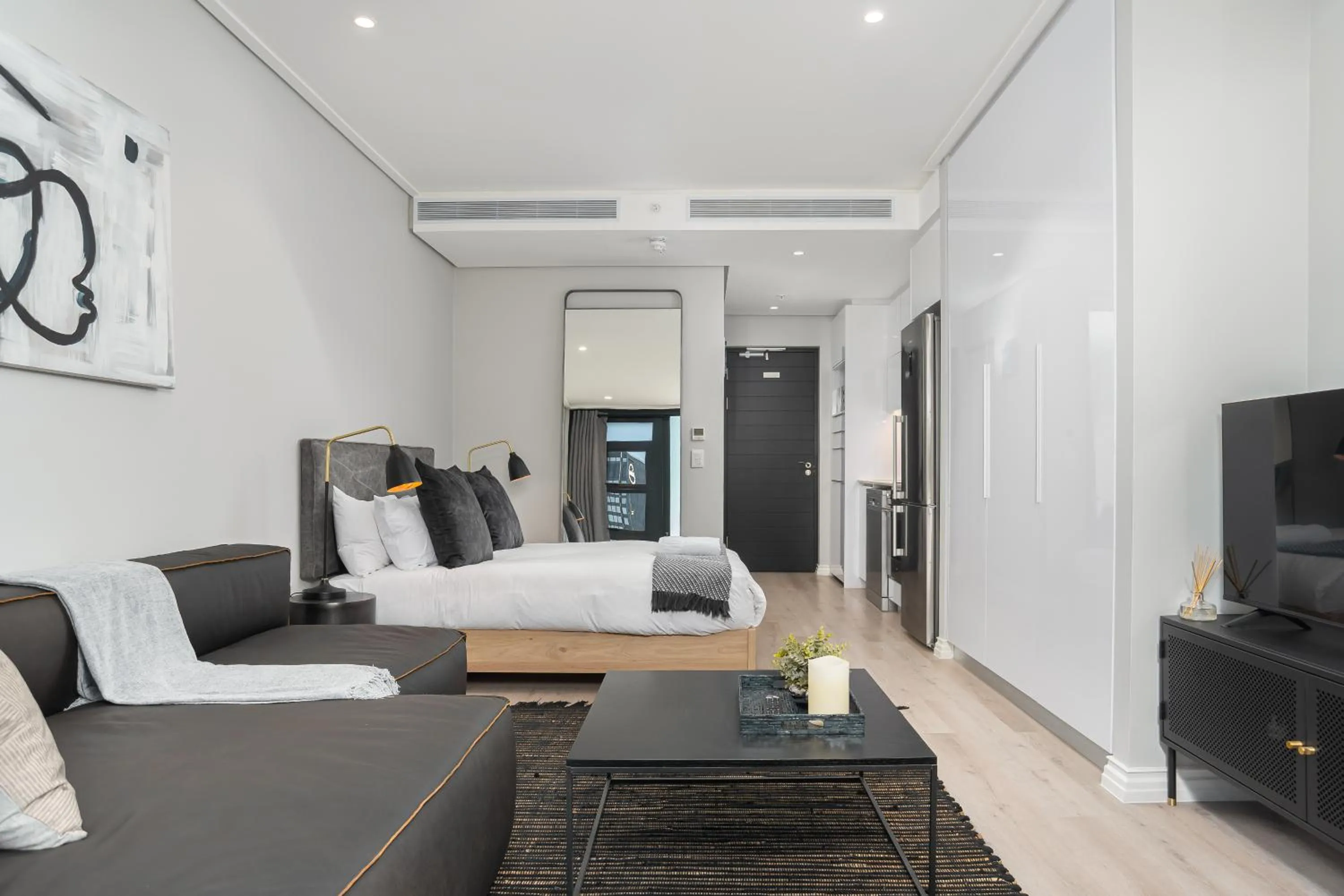 Bed in 16 on Bree Luxury Apartments