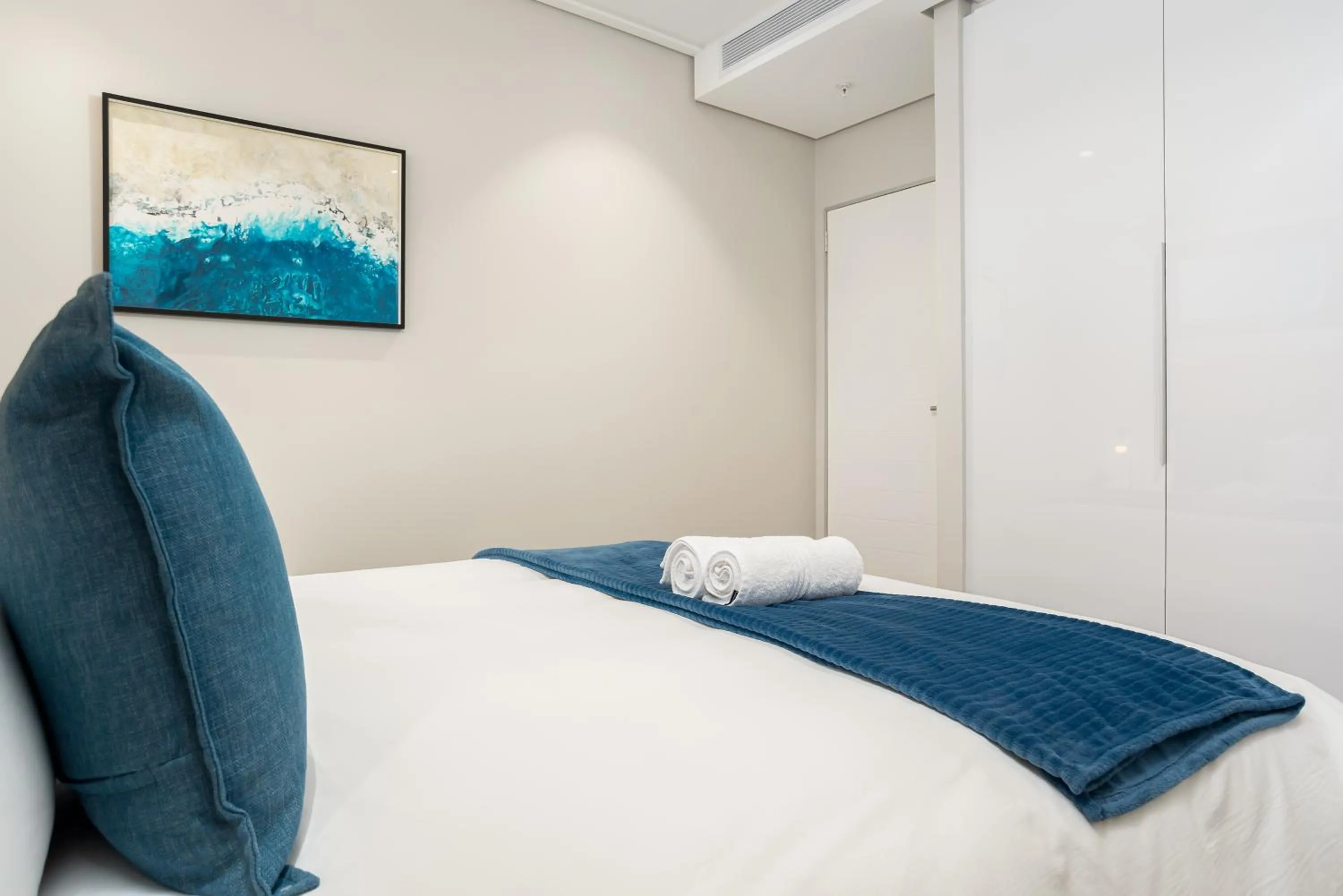 Bed in 16 on Bree Luxury Apartments