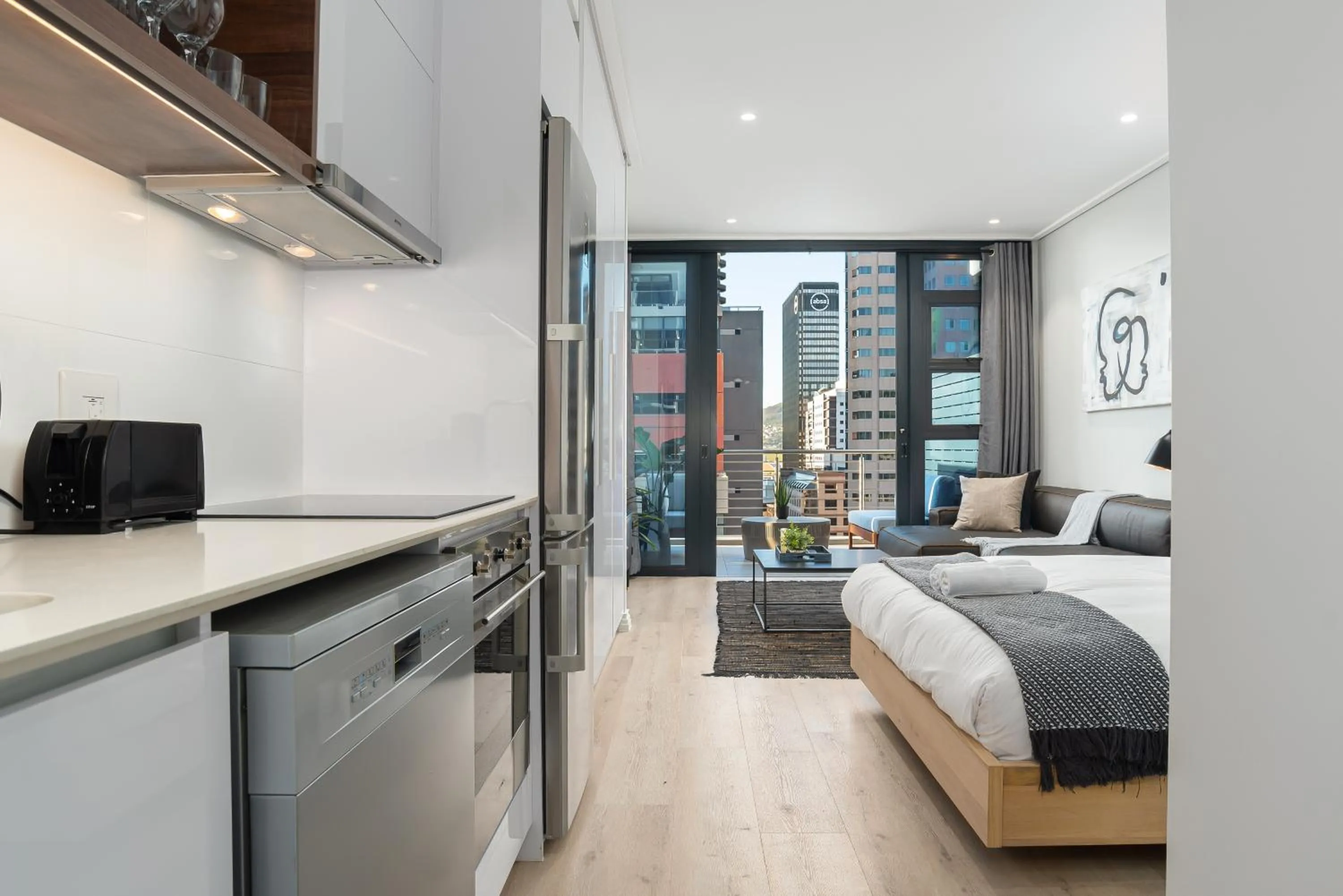 Bed in 16 on Bree Luxury Apartments