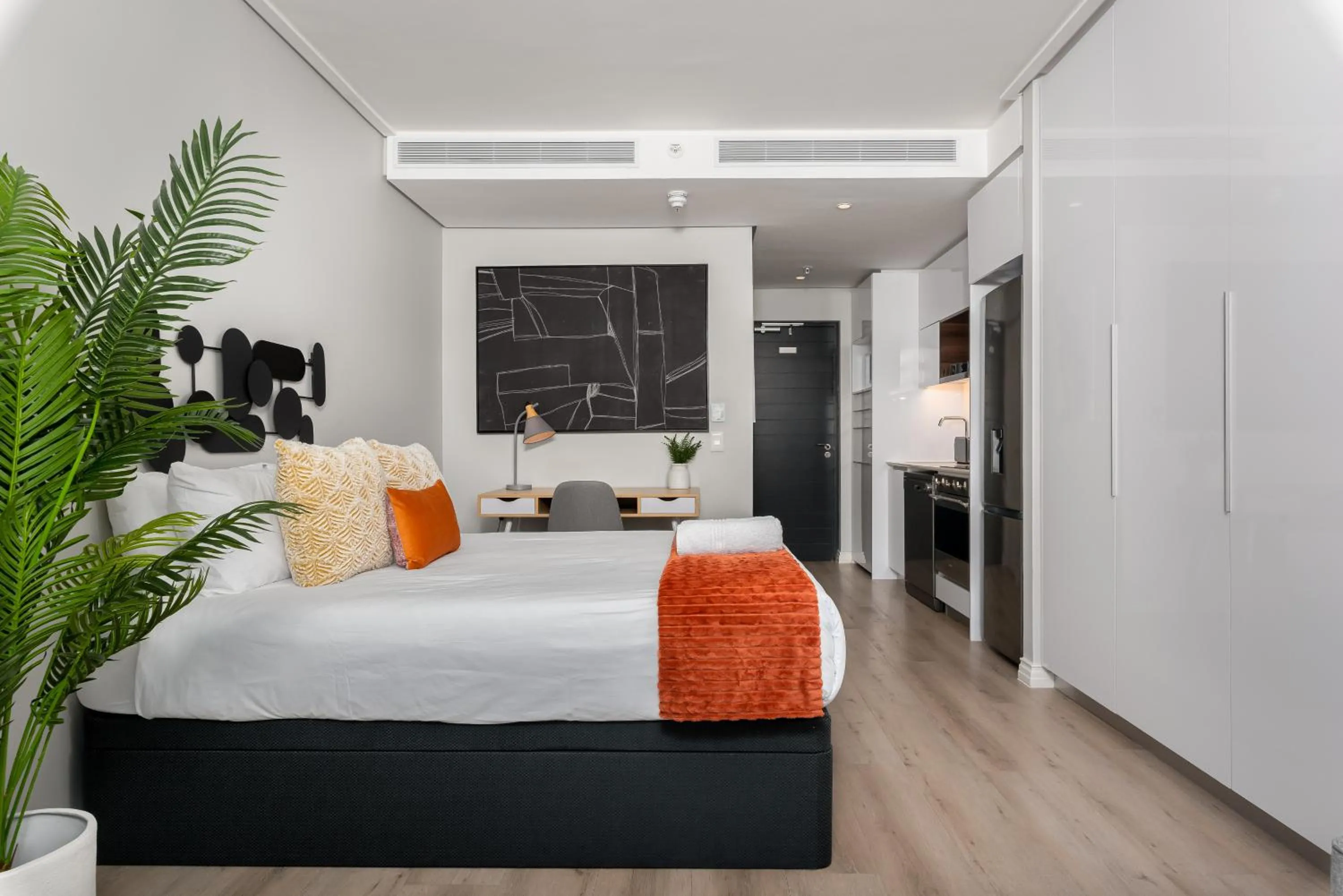 Bed in 16 on Bree Luxury Apartments