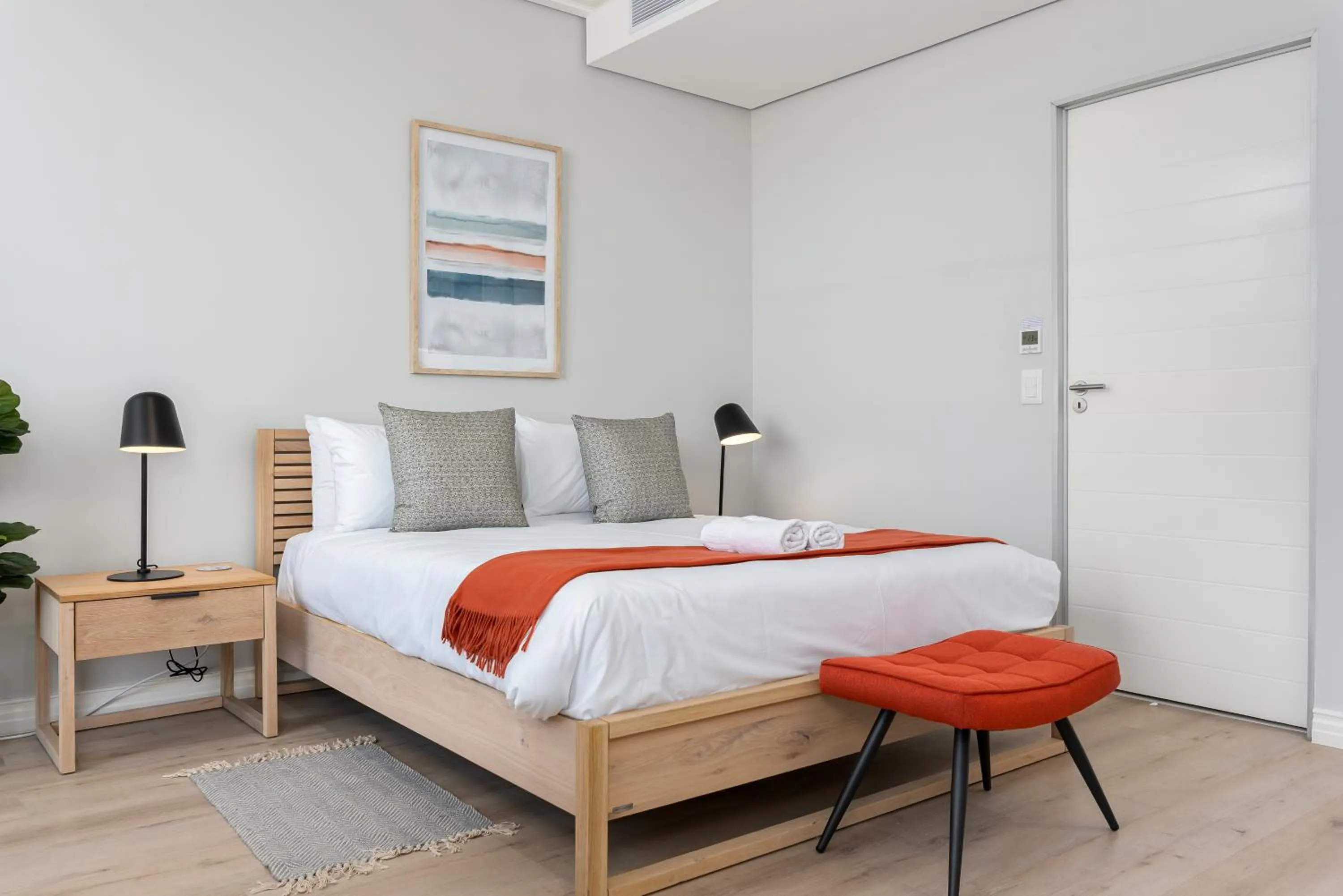 Bed in 16 on Bree Luxury Apartments