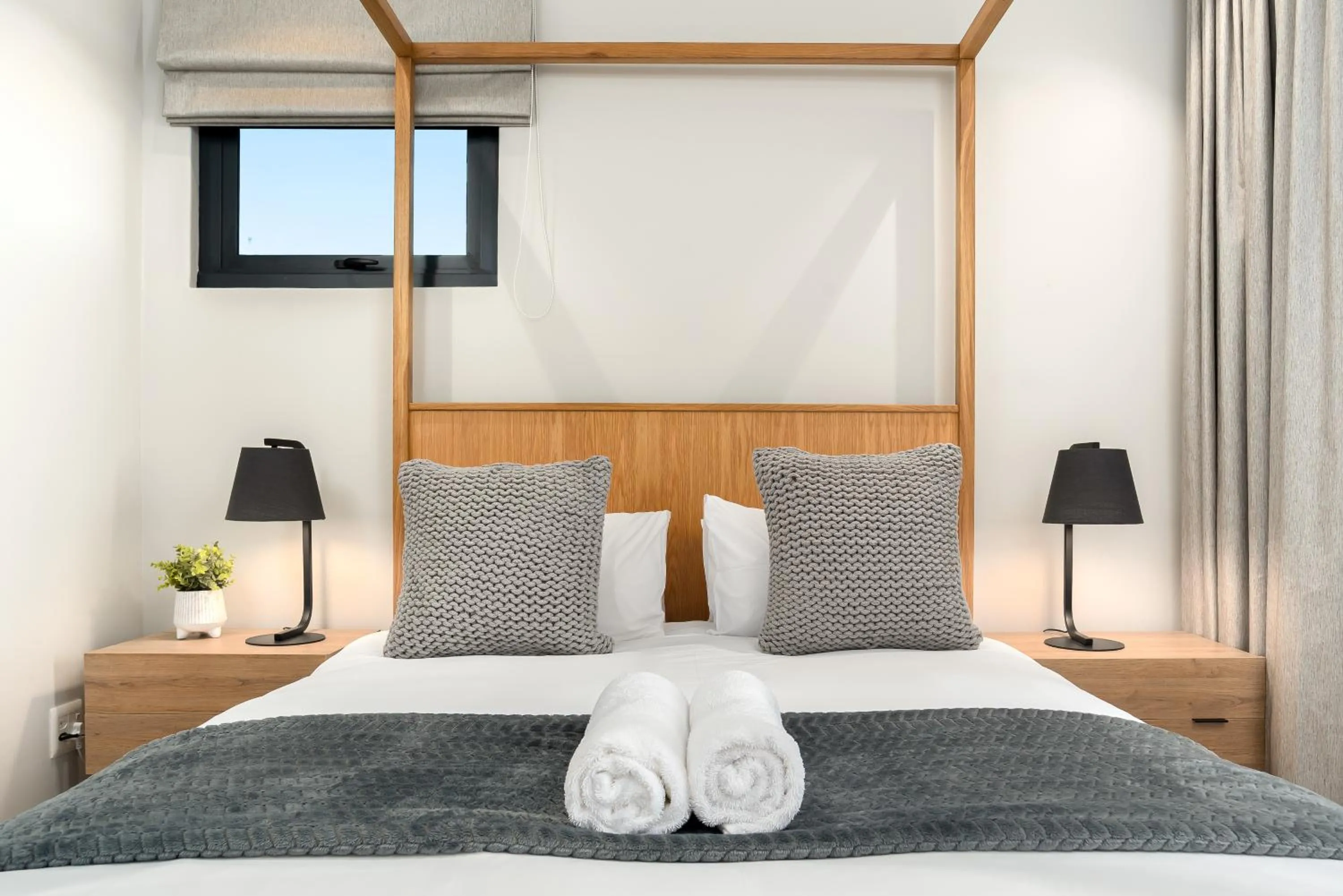 Bed in 16 on Bree Luxury Apartments