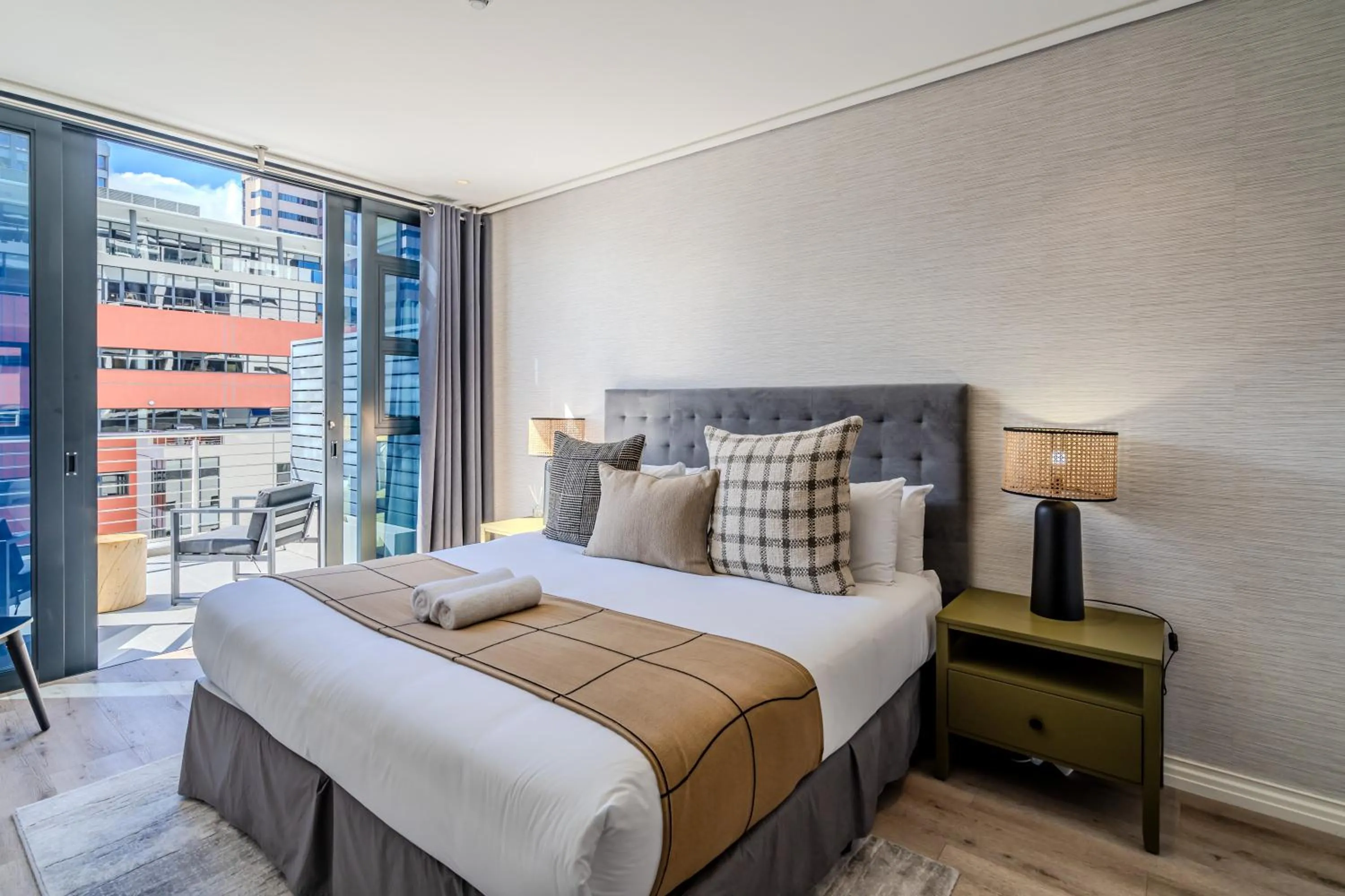Bed in 16 on Bree Luxury Apartments