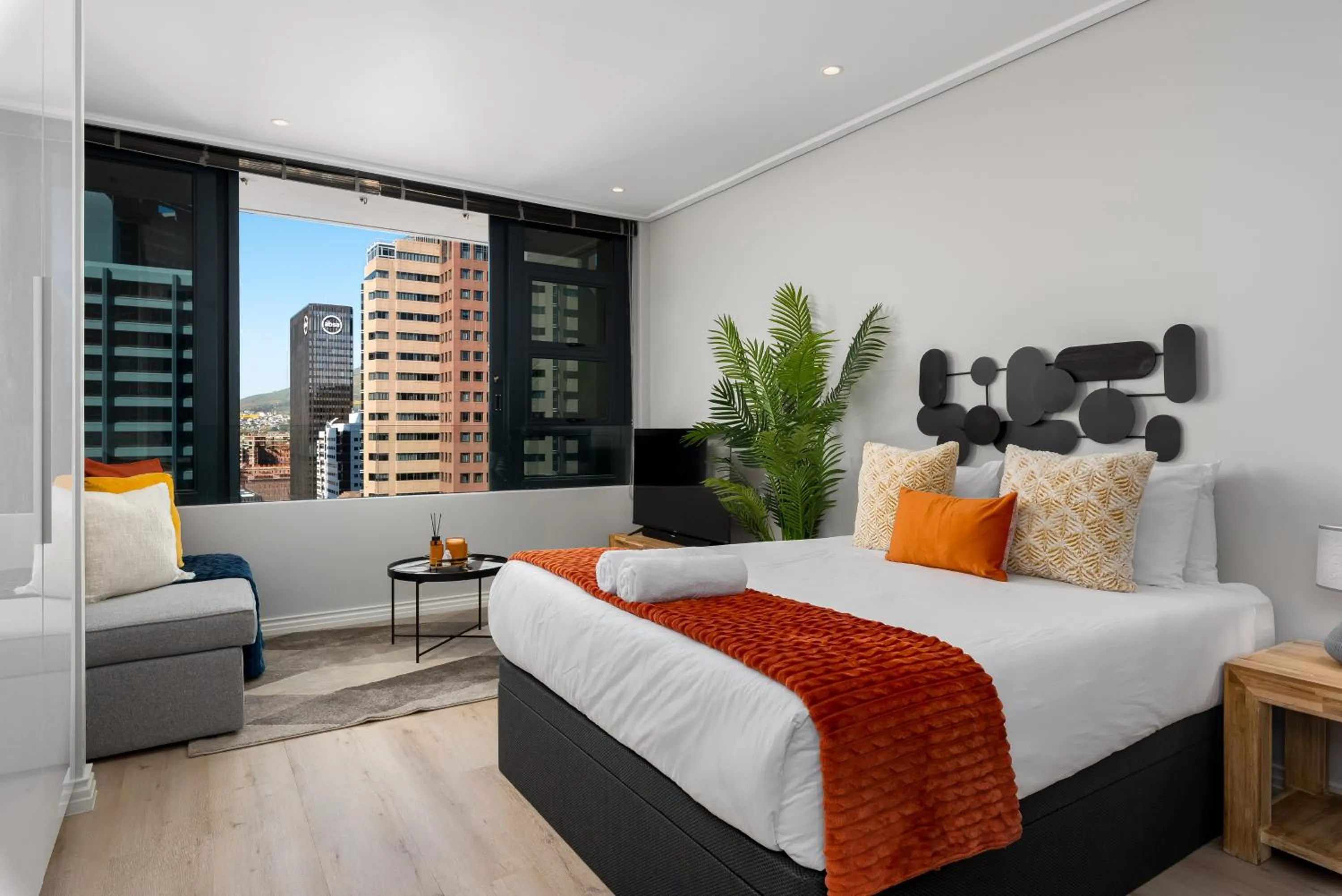 Bed in 16 on Bree Luxury Apartments