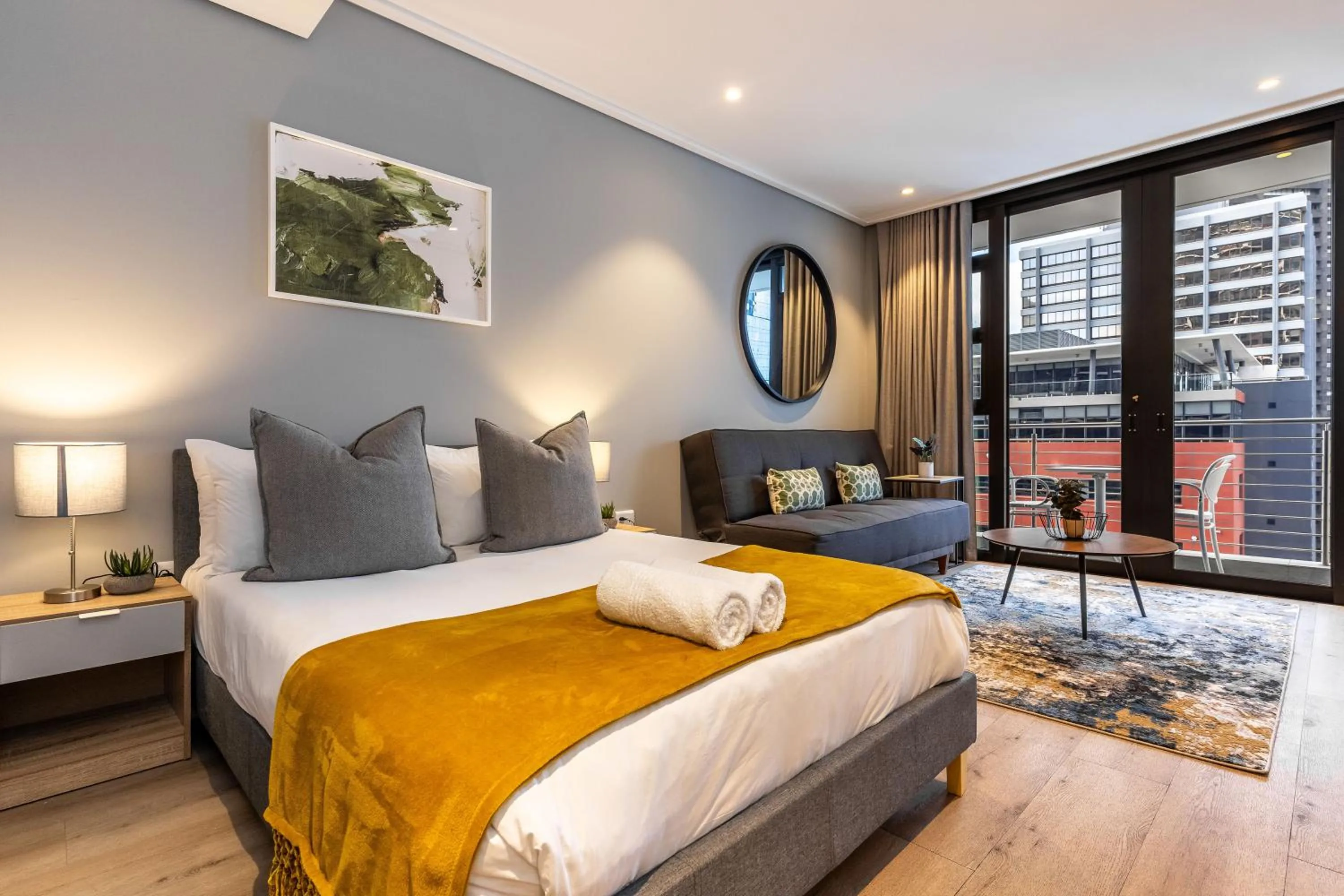 Bed in 16 on Bree Luxury Apartments