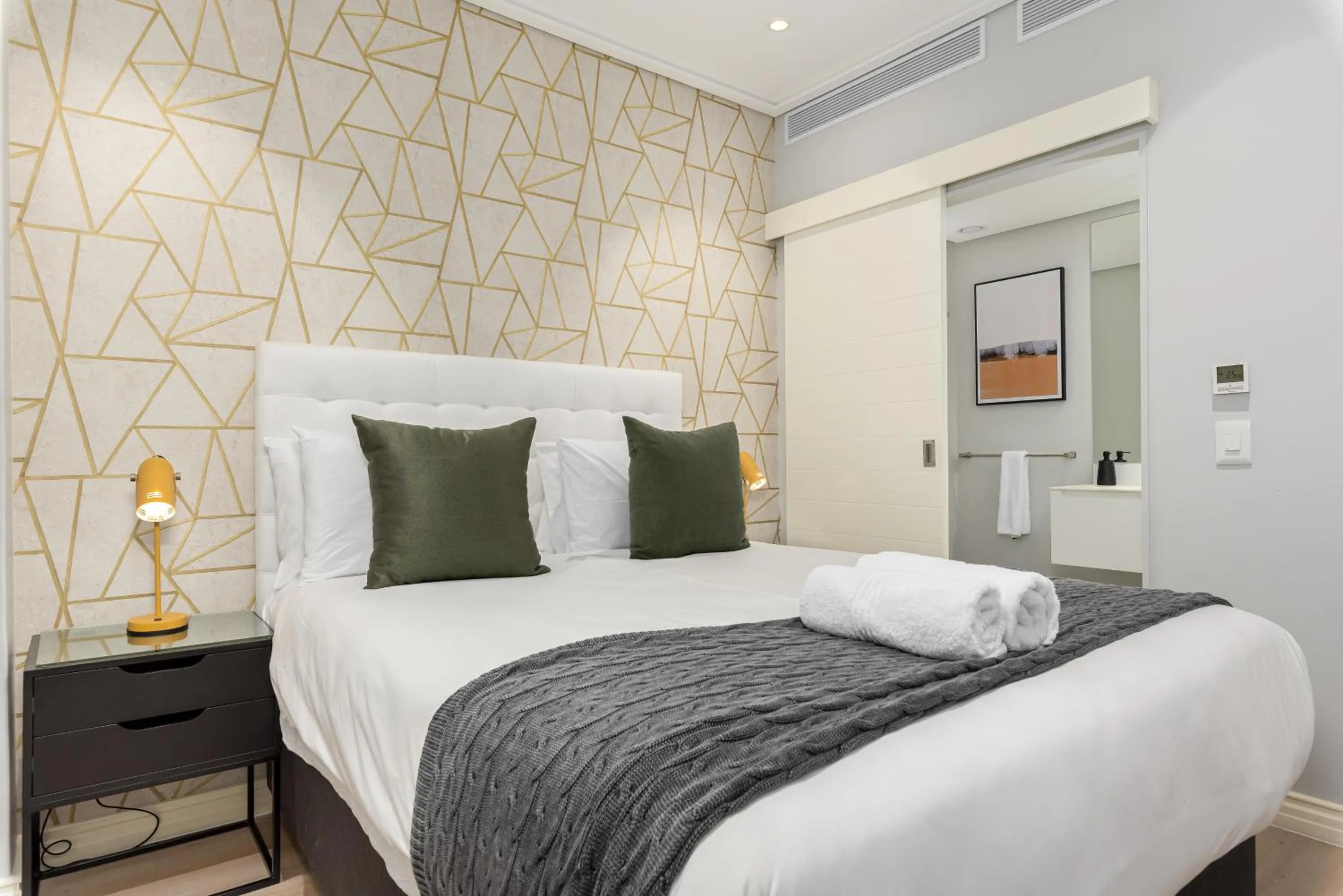 Bed in 16 on Bree Luxury Apartments