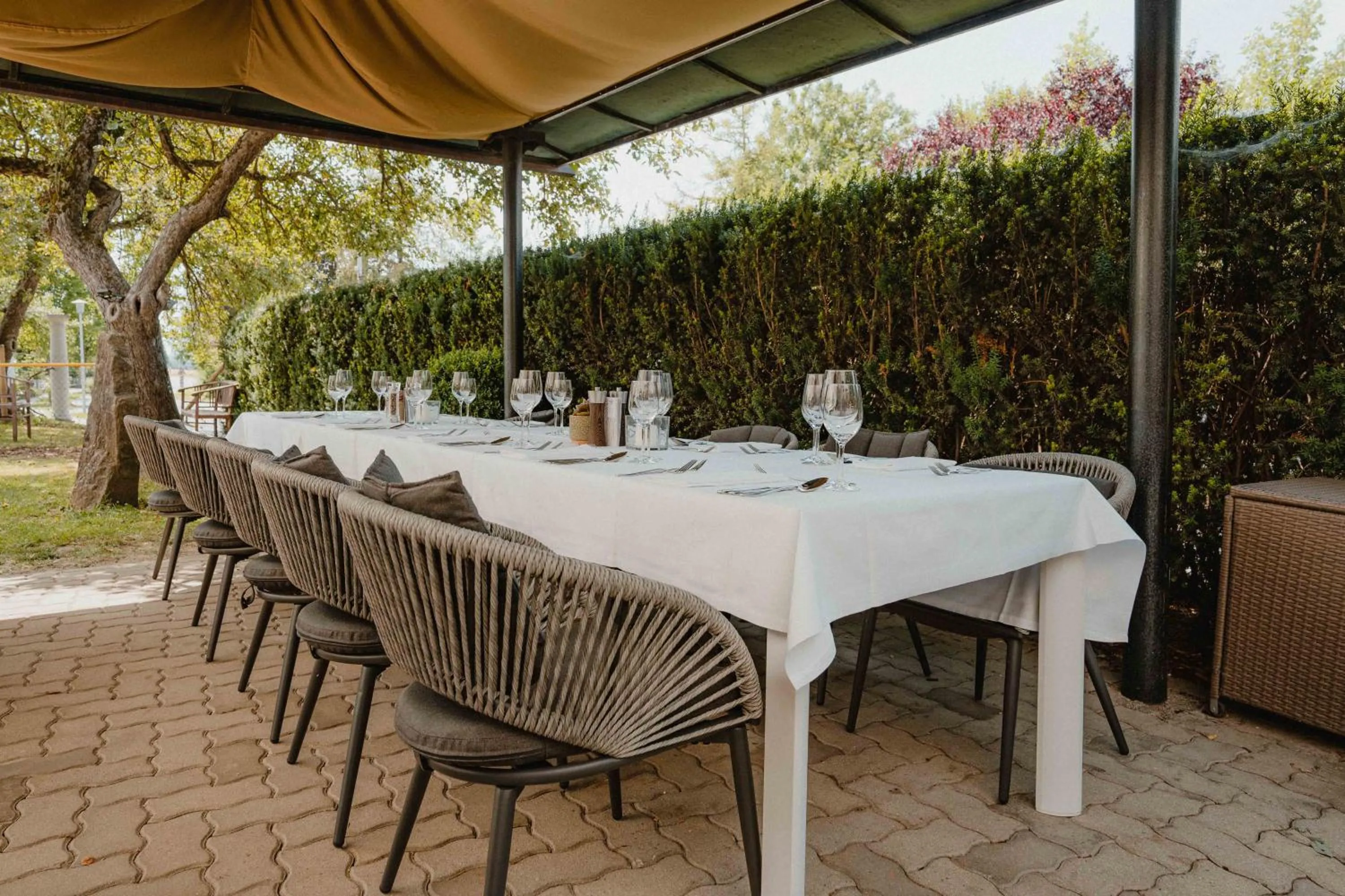 Restaurant/places to eat in Garten-Hotel Ochensberger