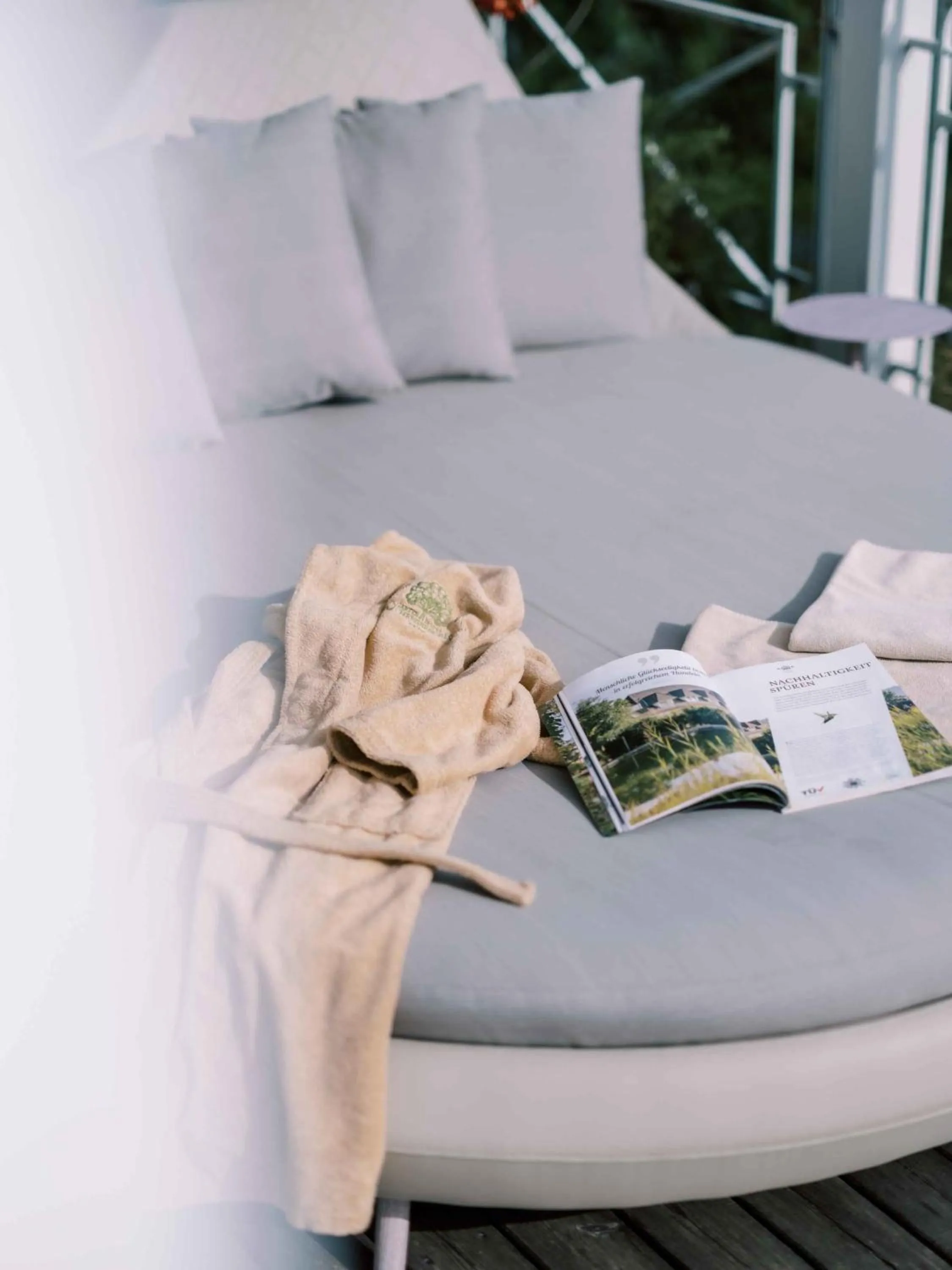 Balcony/Terrace, Bed in Garten-Hotel Ochensberger