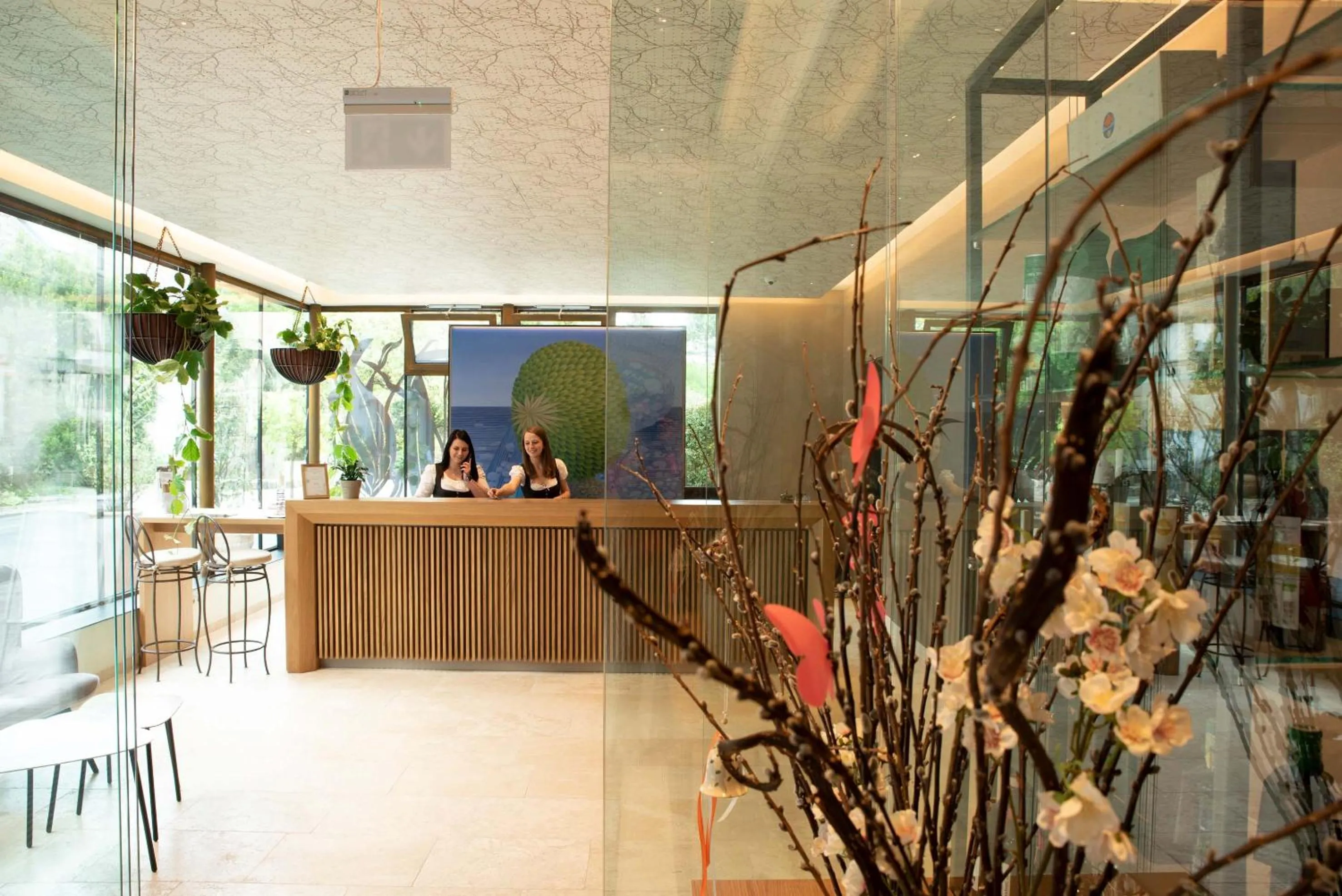 Lobby or reception in Garten-Hotel Ochensberger