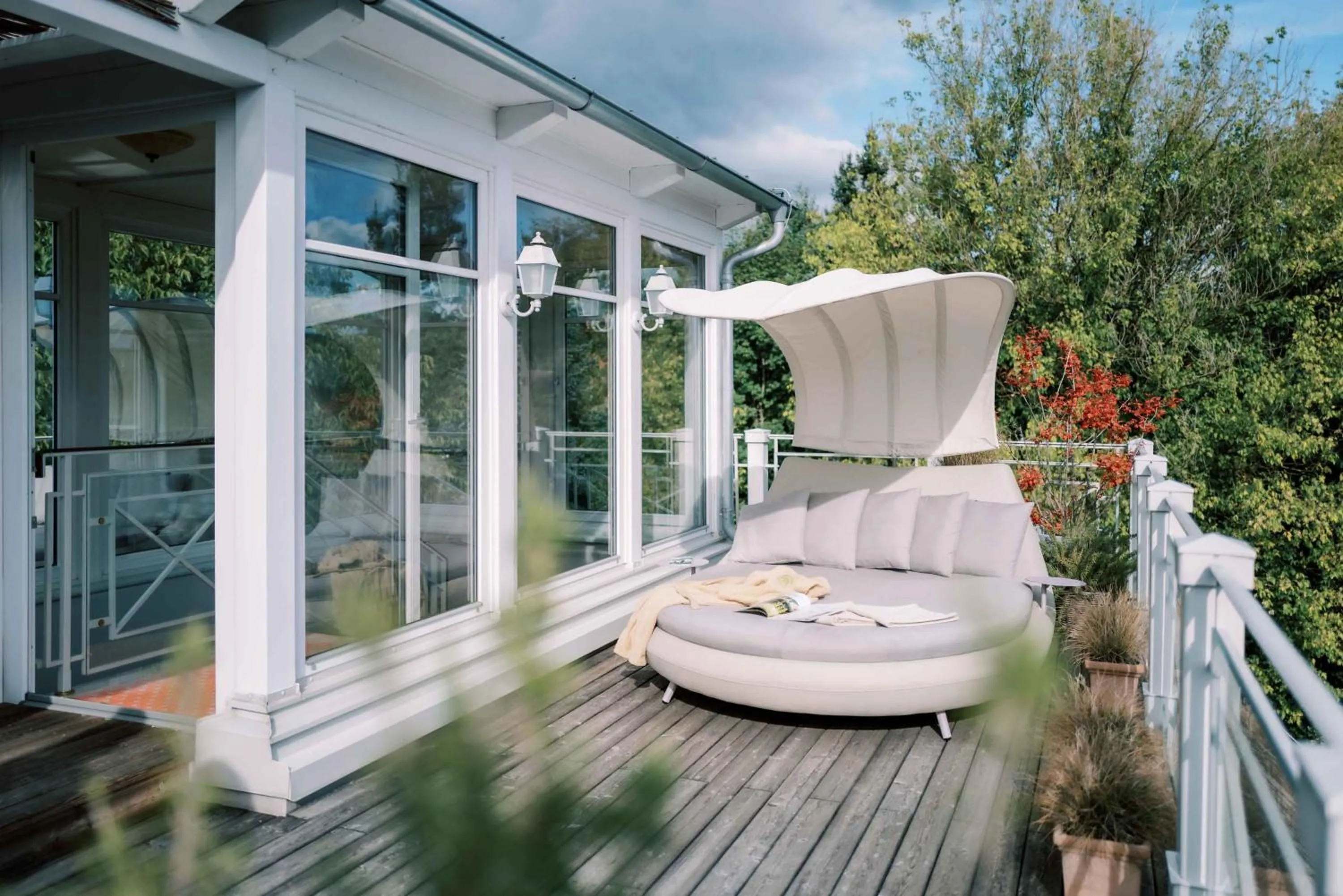 Balcony/Terrace in Garten-Hotel Ochensberger