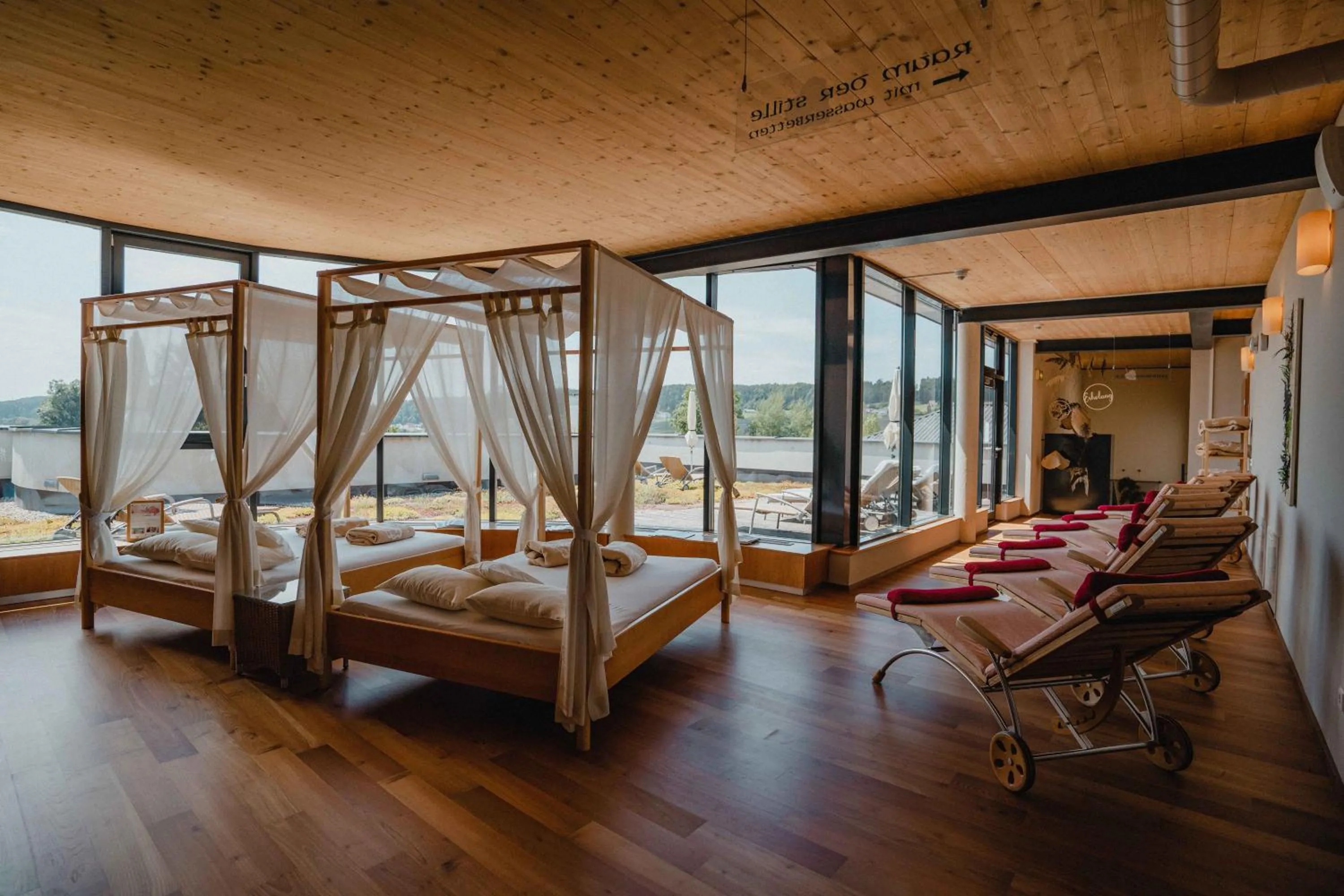 Spa and wellness centre/facilities, Bed in Garten-Hotel Ochensberger