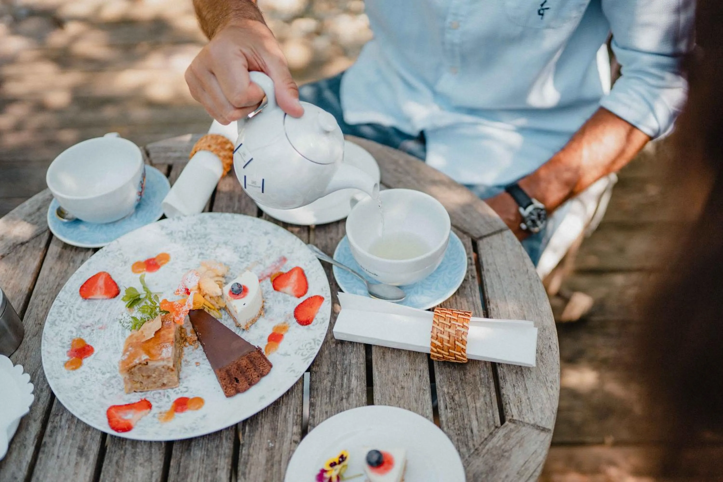 Food close-up in Garten-Hotel Ochensberger