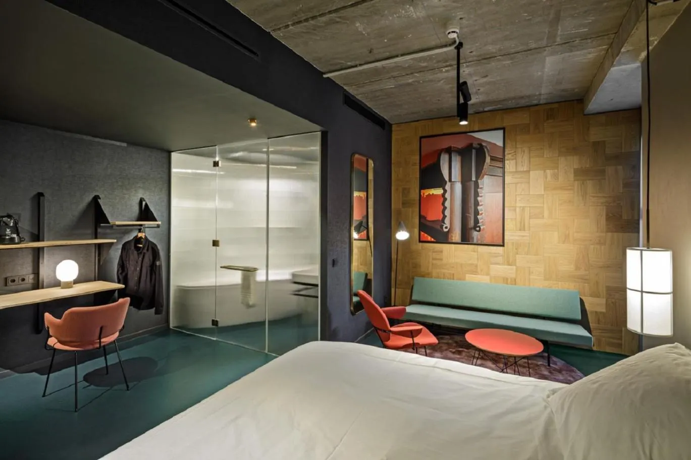 Bed in The Florian Amsterdam Schiphol Airport, WorldHotels Crafted