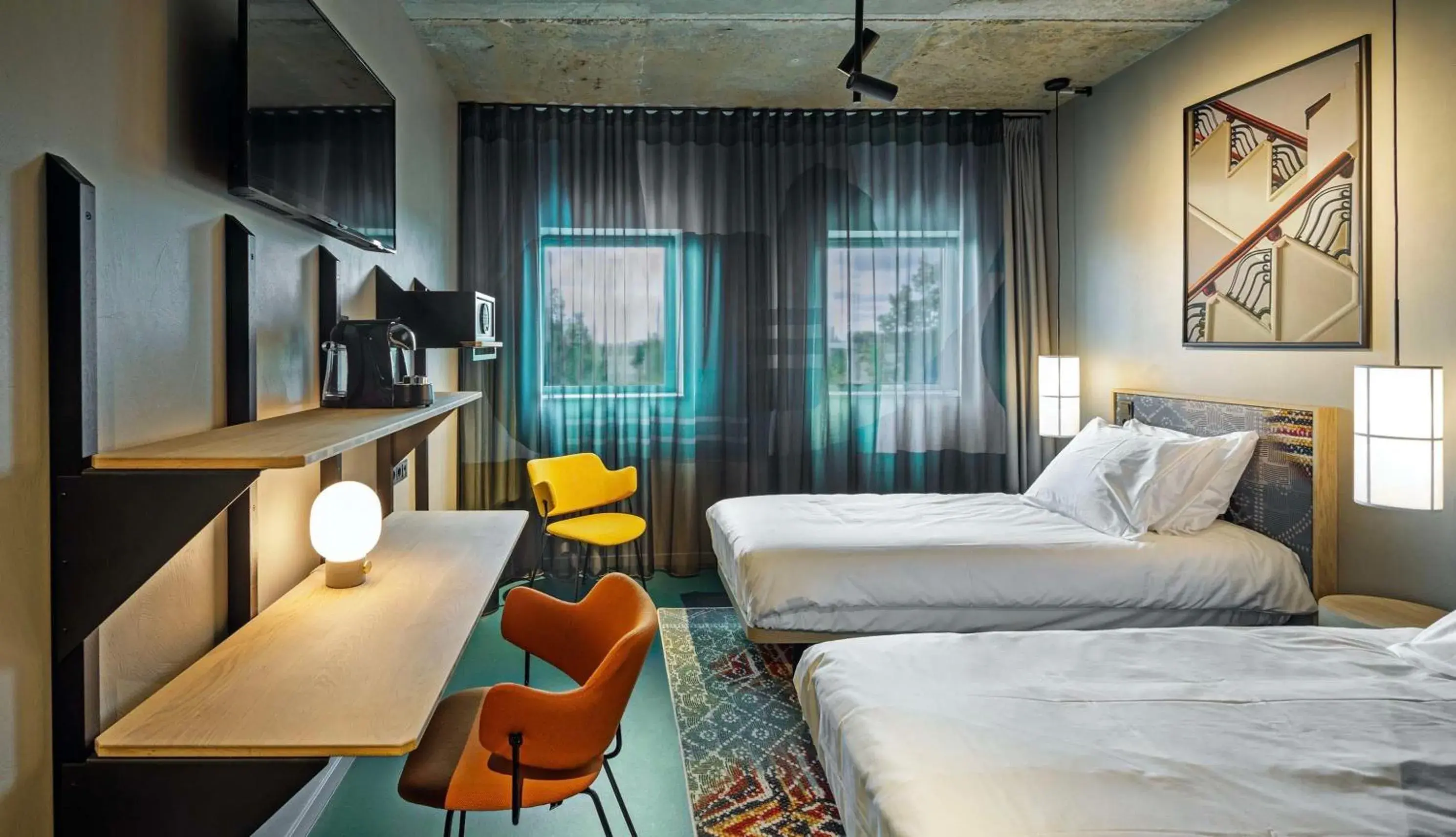 Bedroom, Bed in The Florian Amsterdam Schiphol Airport, WorldHotels Crafted Bedroom, Bed in The Florian Amsterdam Schiphol Airport, WorldHotels Crafted