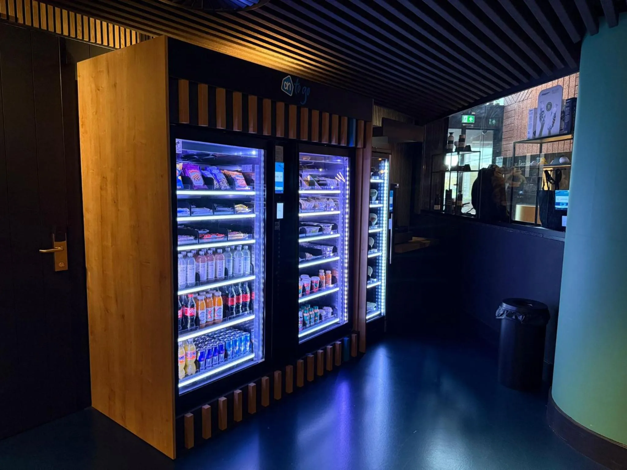 vending machine in The Florian Amsterdam Schiphol Airport, WorldHotels Crafted