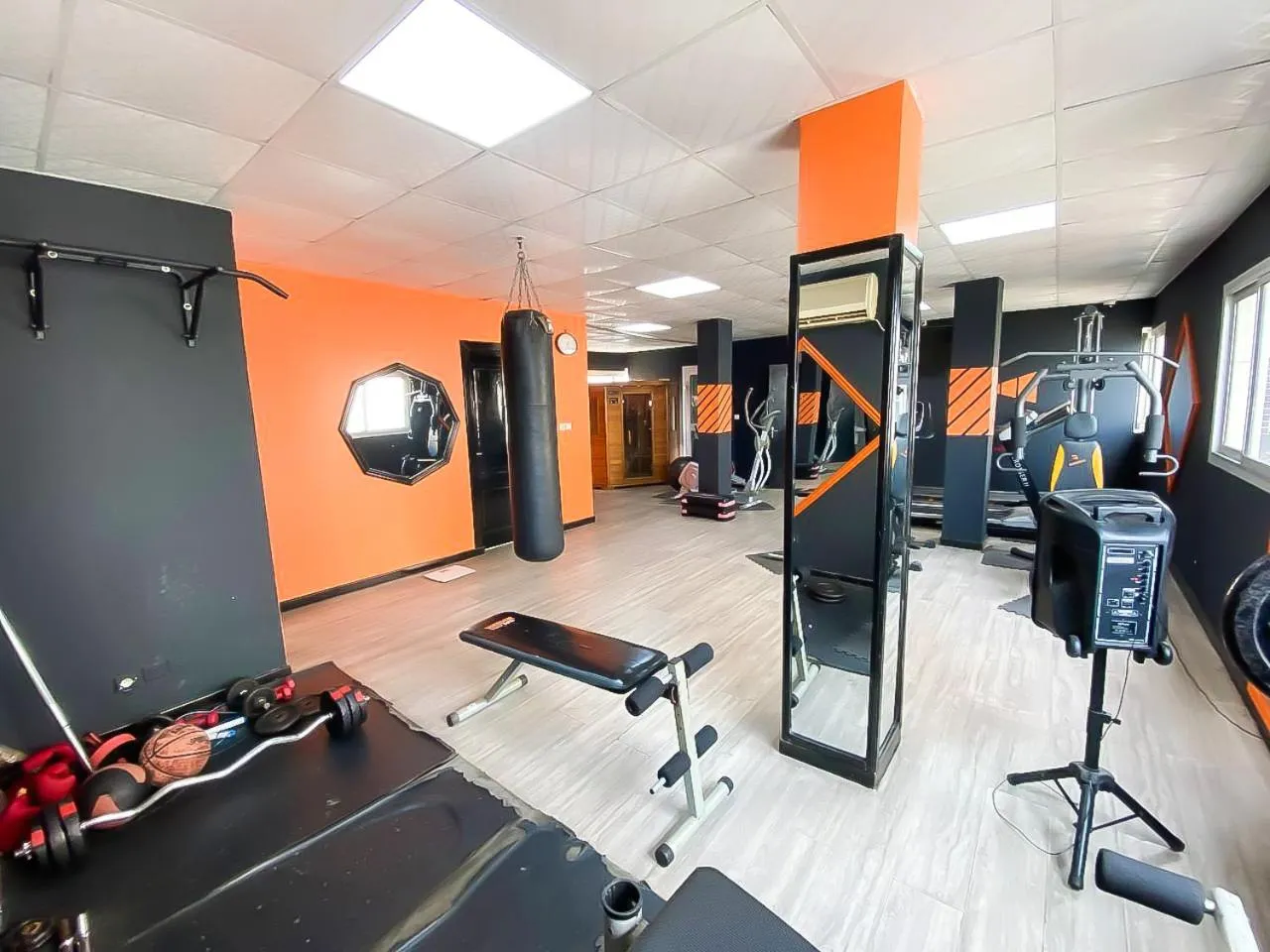 Fitness centre/facilities in Bano Palace Hotel