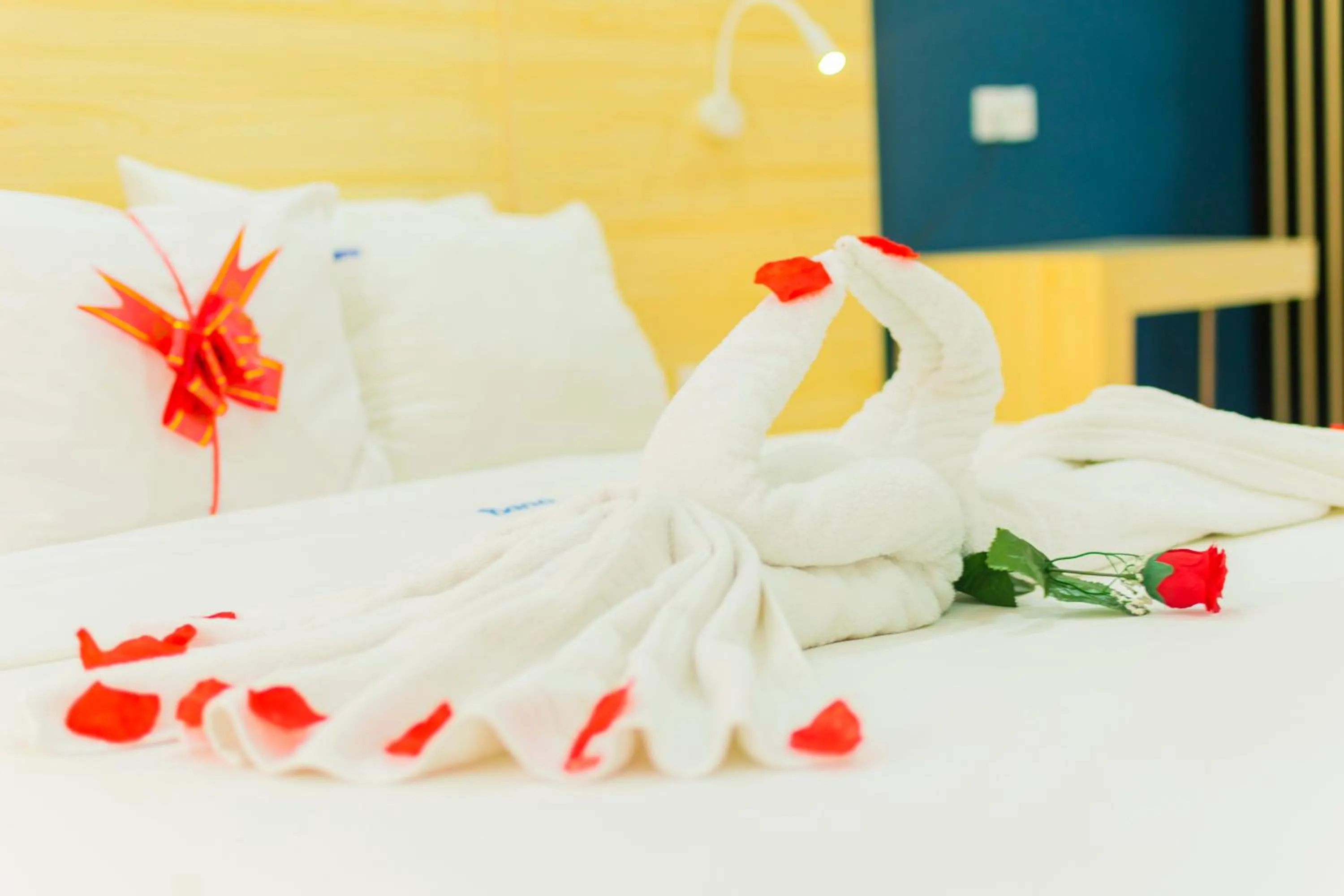 Bed in Bano Palace Hotel