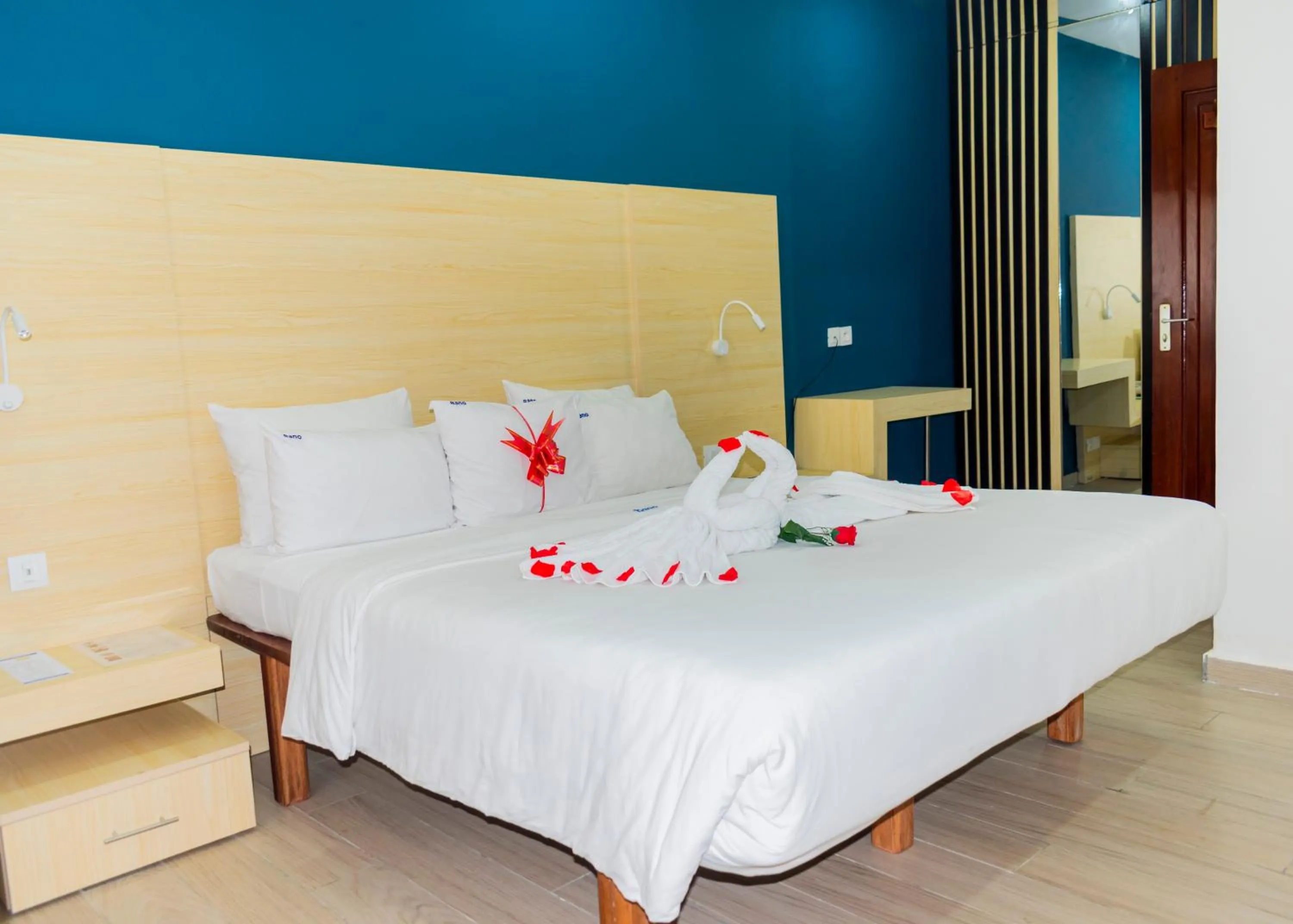 Bed in Bano Palace Hotel