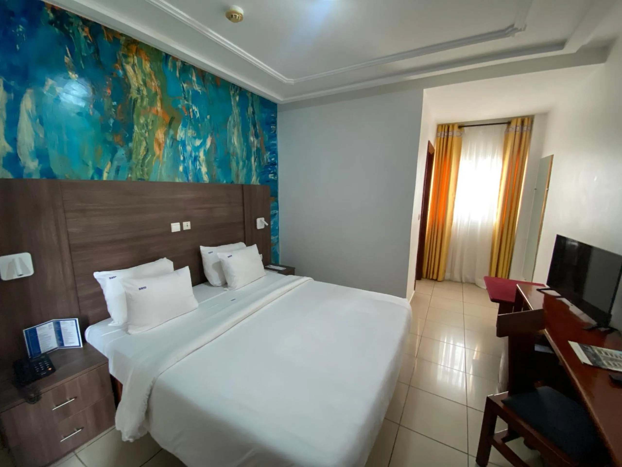 Bed in Bano Palace Hotel