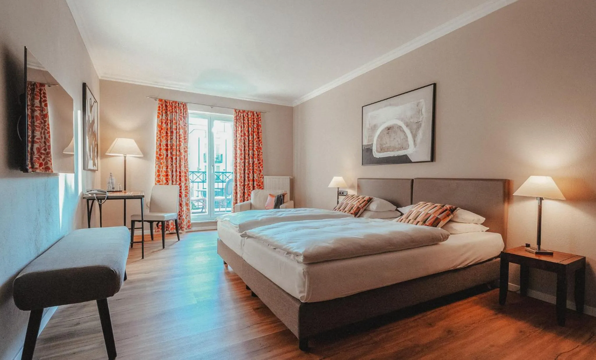 Photo of the whole room, Bed in Hotel Villa Toskana