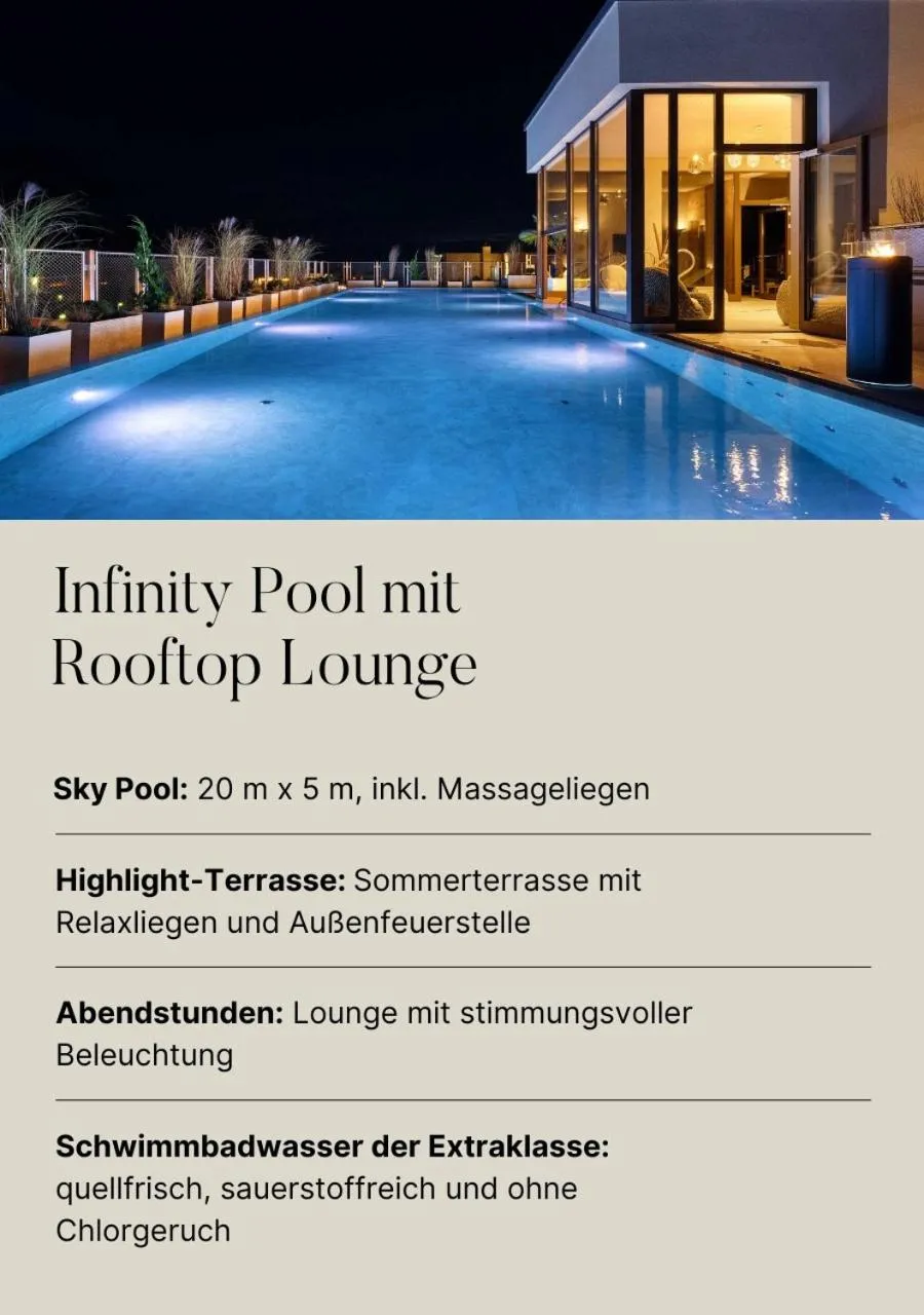 Swimming pool in Hotel Villa Toskana