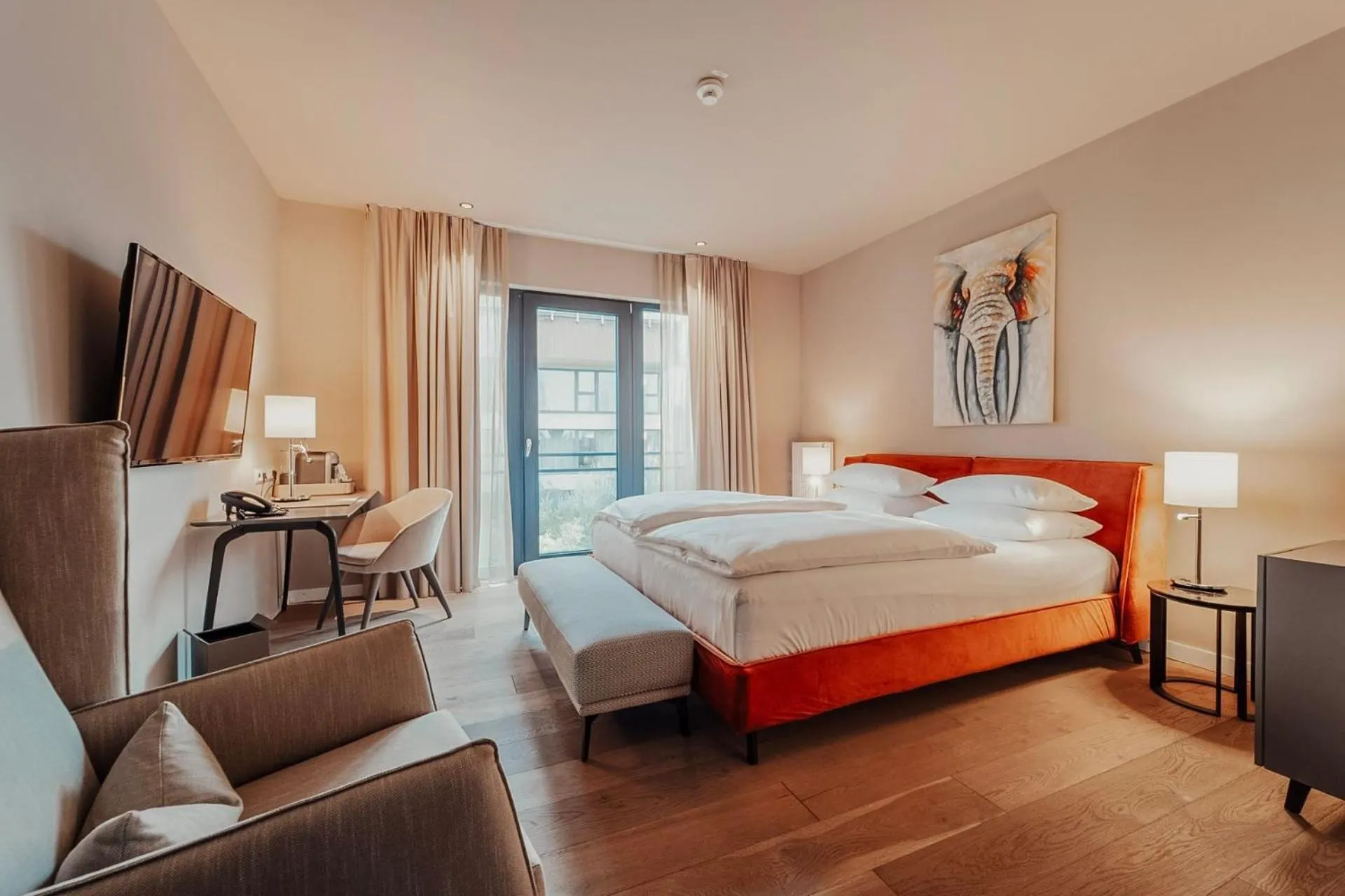 Photo of the whole room, Bed in Hotel Villa Toskana