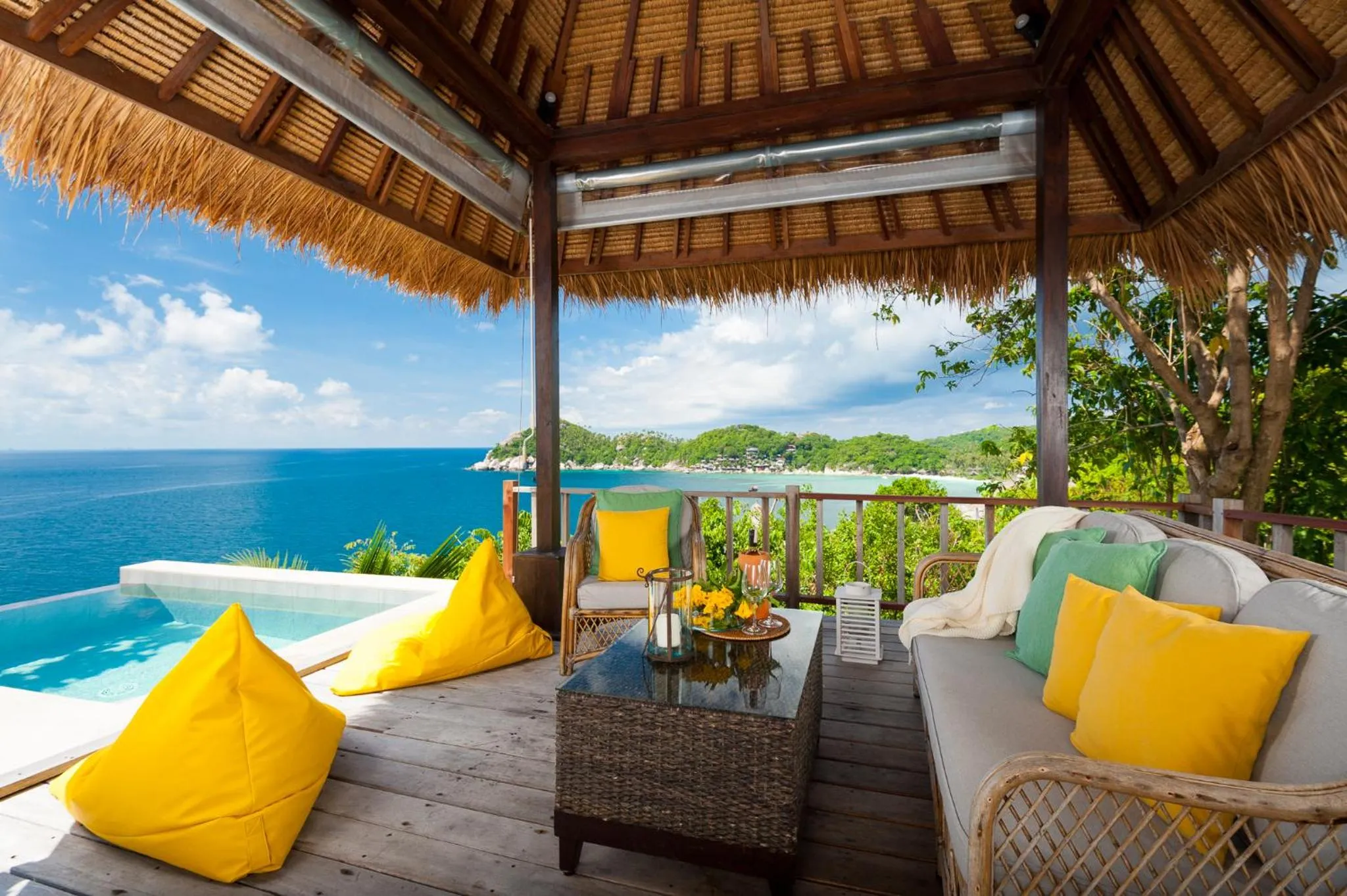 Seating area in Cape Shark Villas
