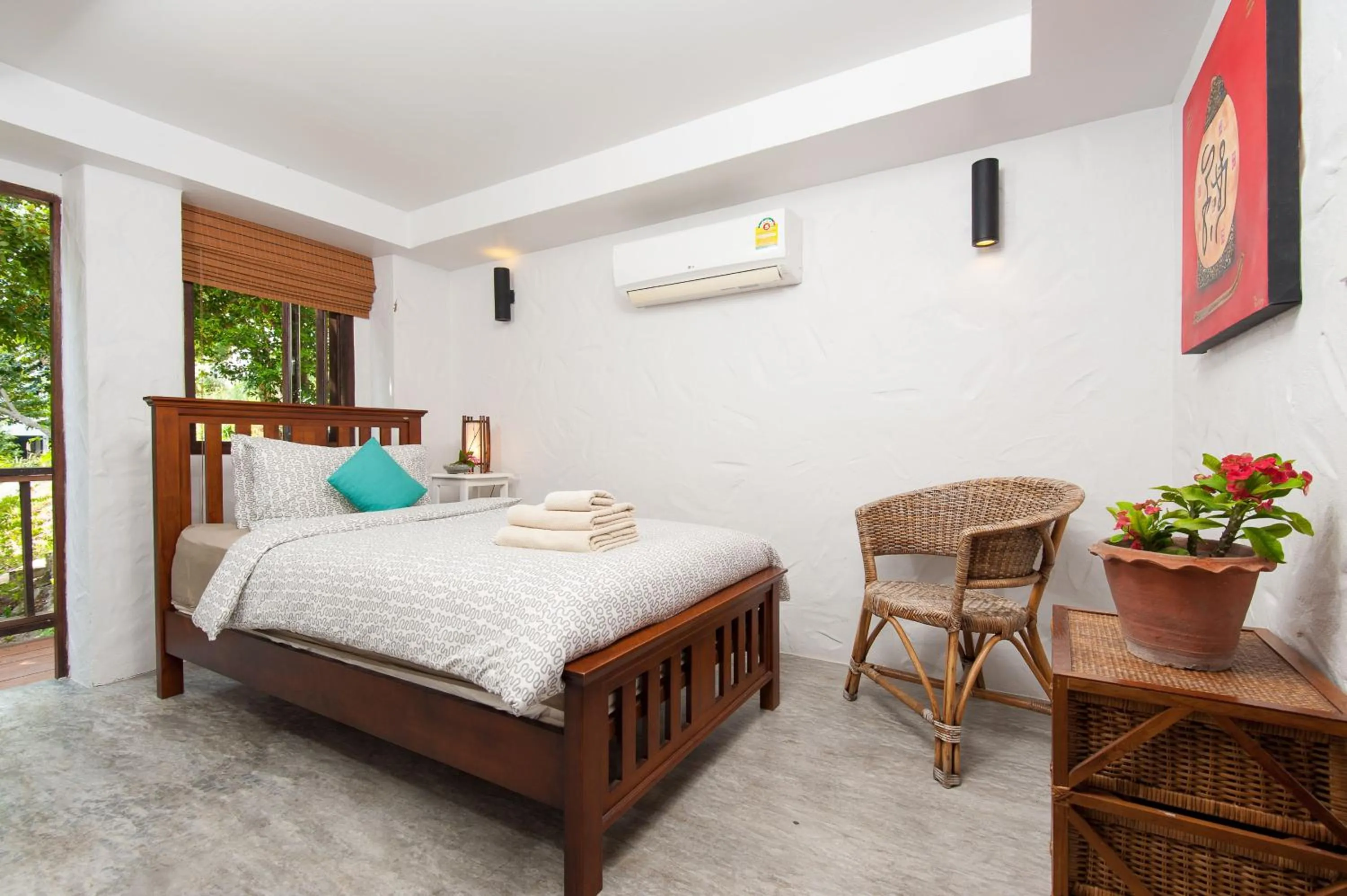 Bed in Cape Shark Villas