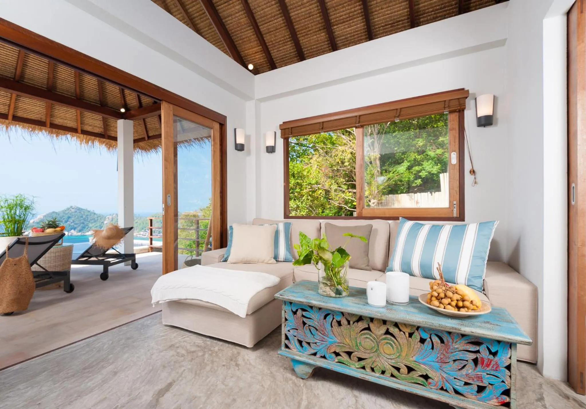 Seating area in Cape Shark Villas