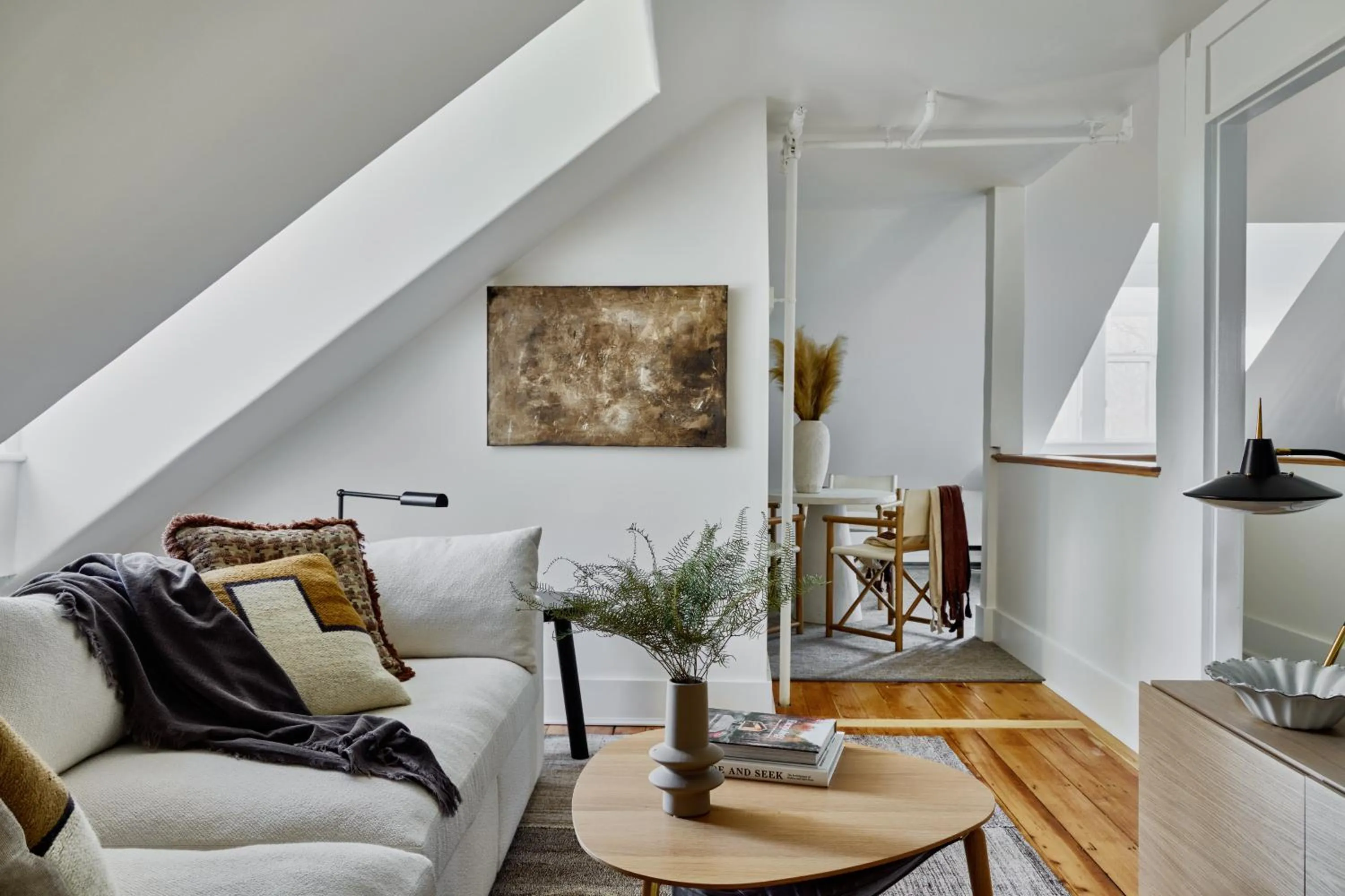 Seating area in AWOL Kennebunkport