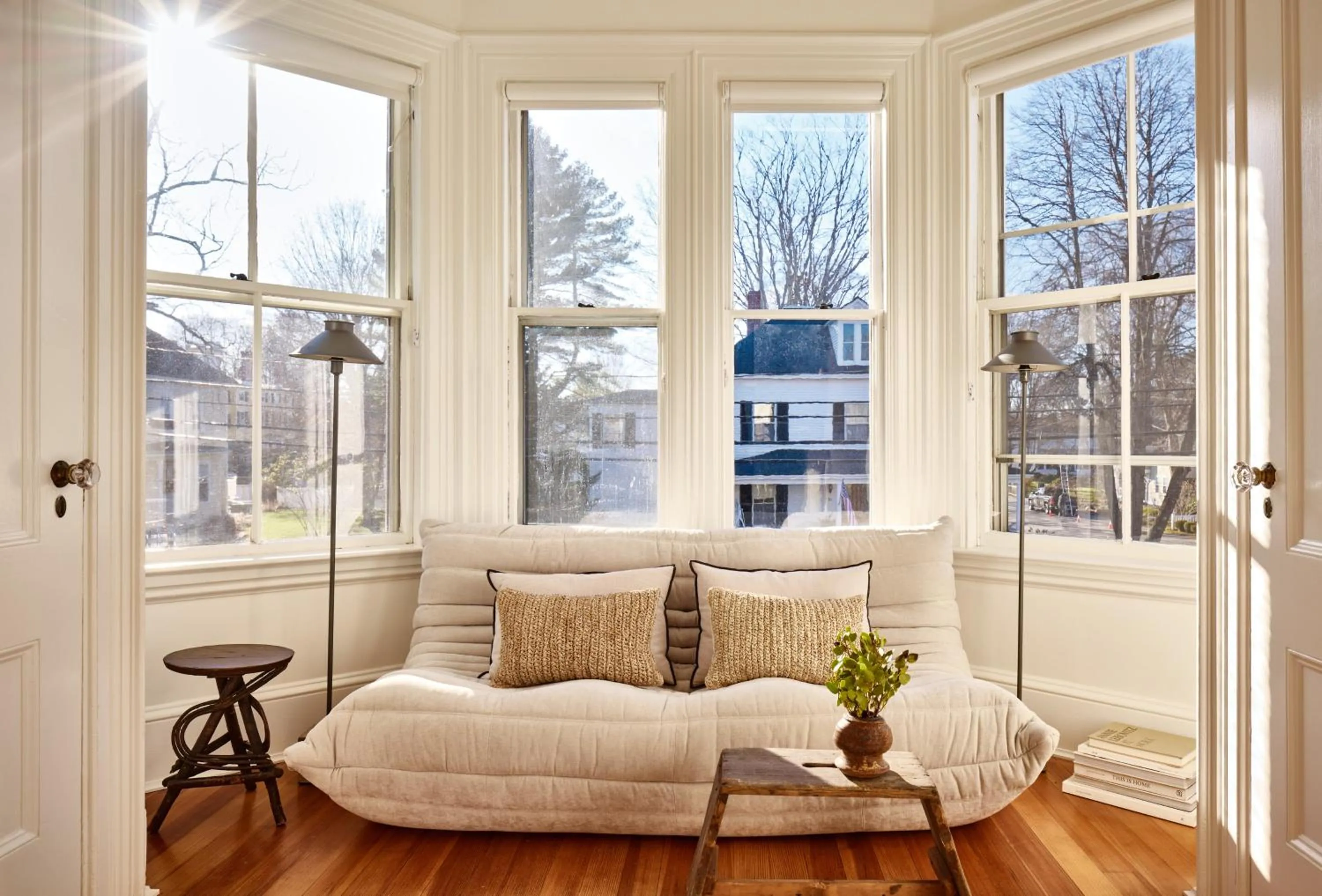 Seating area in AWOL Kennebunkport