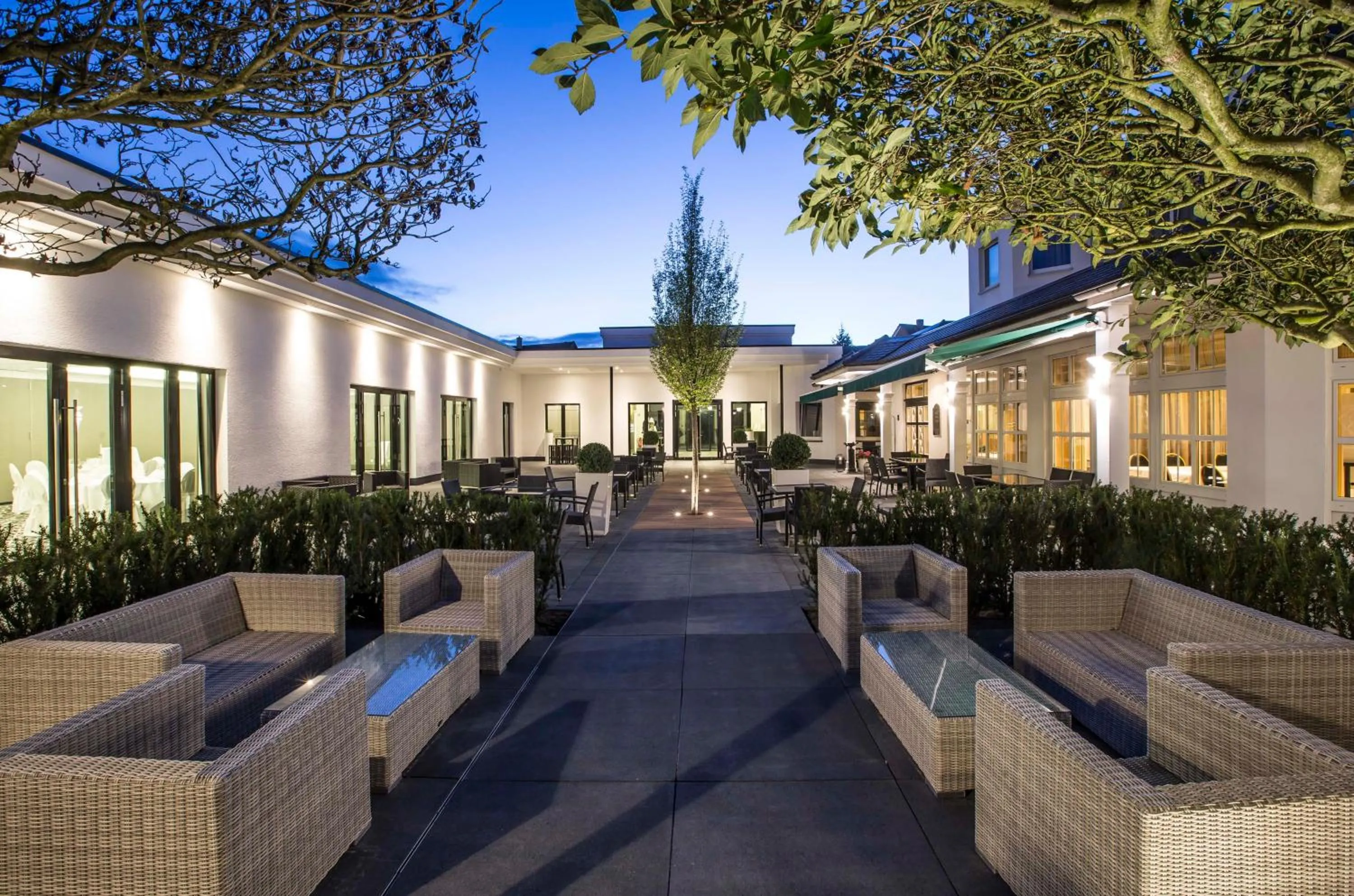 Patio in Hotel & Restaurant Schönau