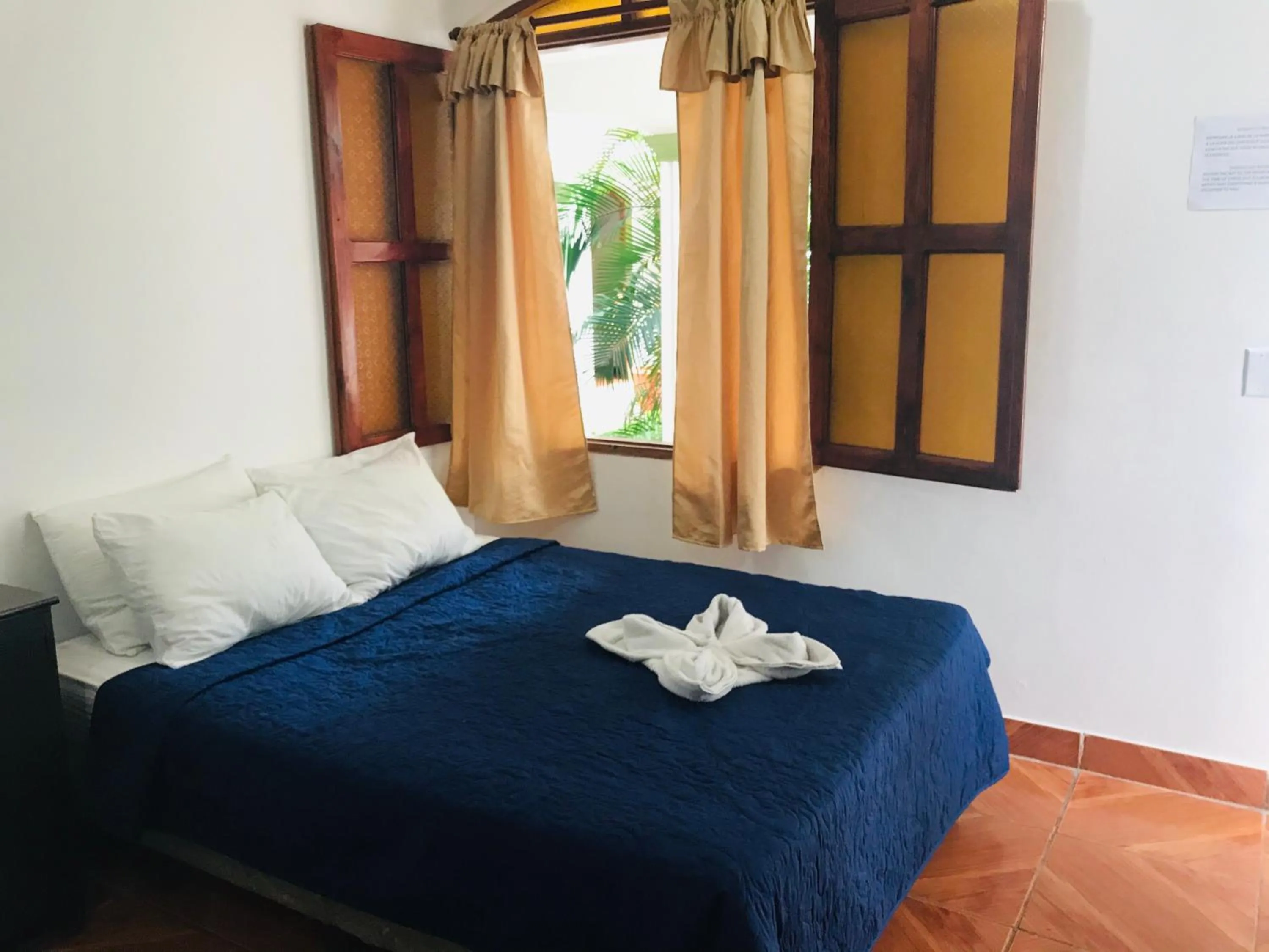 Bed in Hotel Torogoz