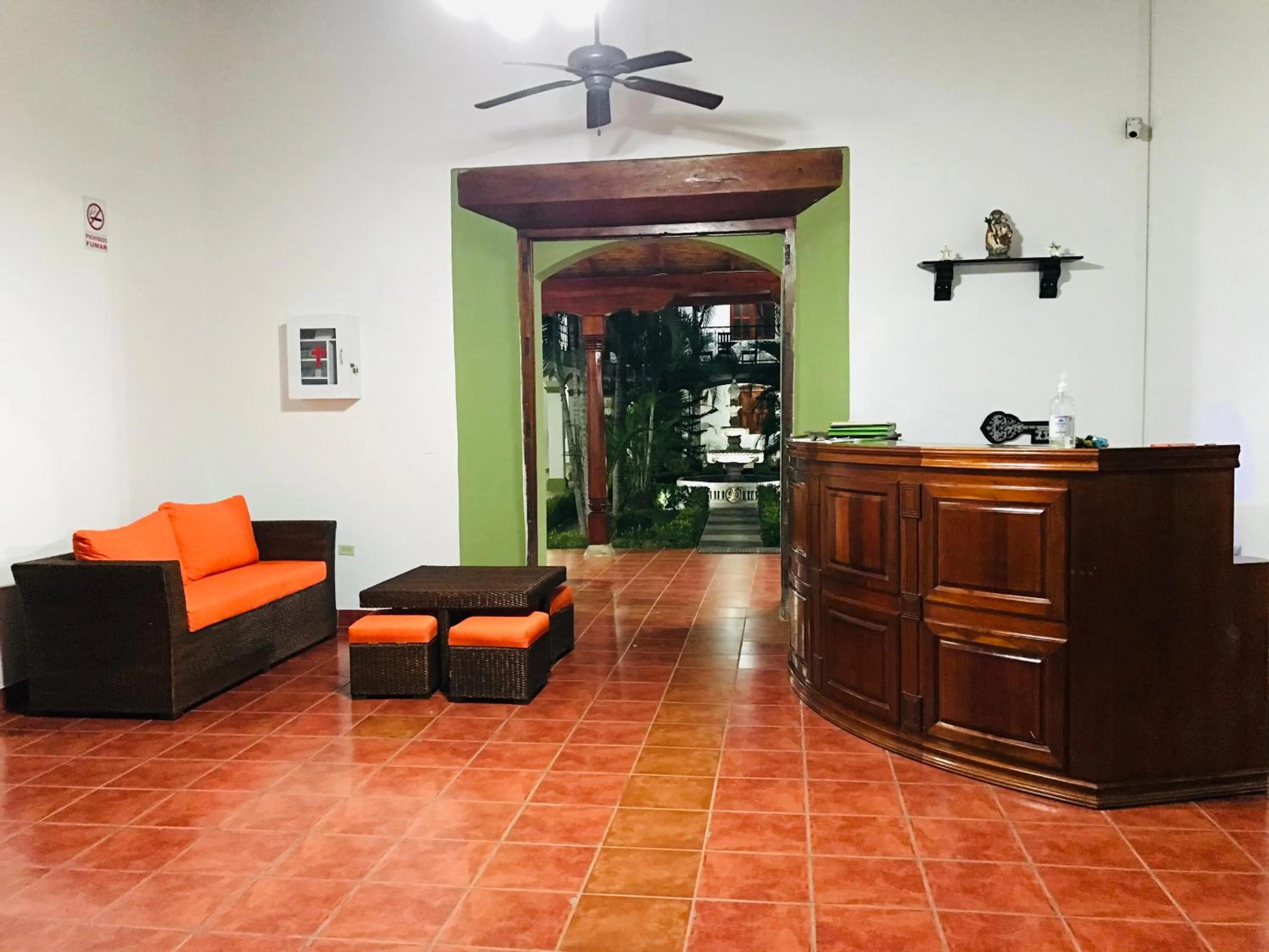 Lobby or reception in Hotel Torogoz