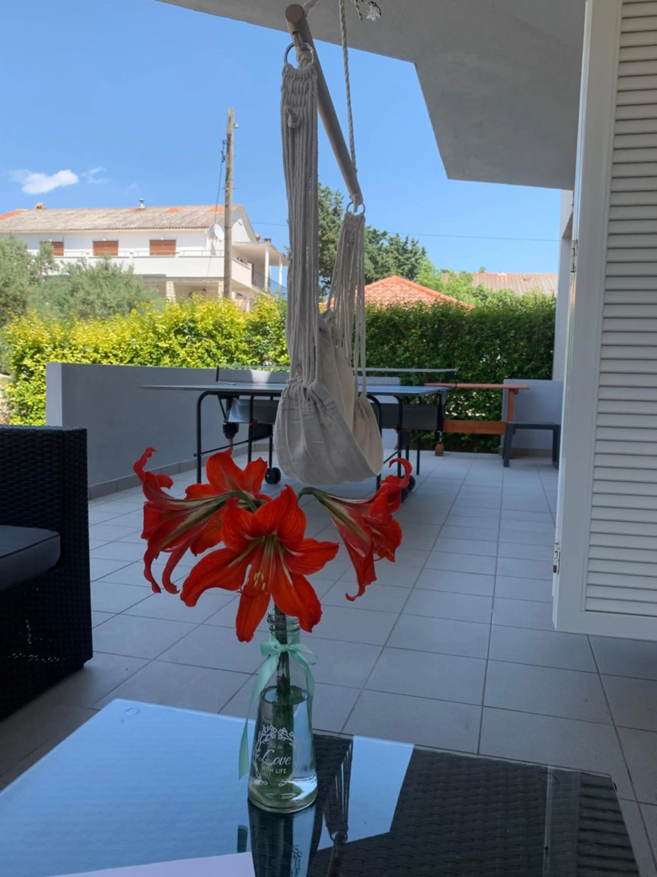 Balcony/Terrace in Apartments Ana & Ita