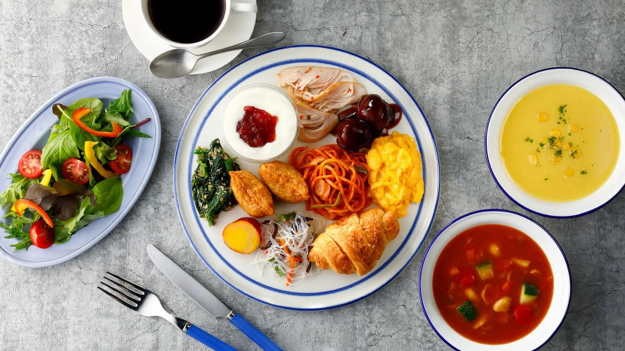 Breakfast in Toyoko Inn Toride-eki Higashi-guchi