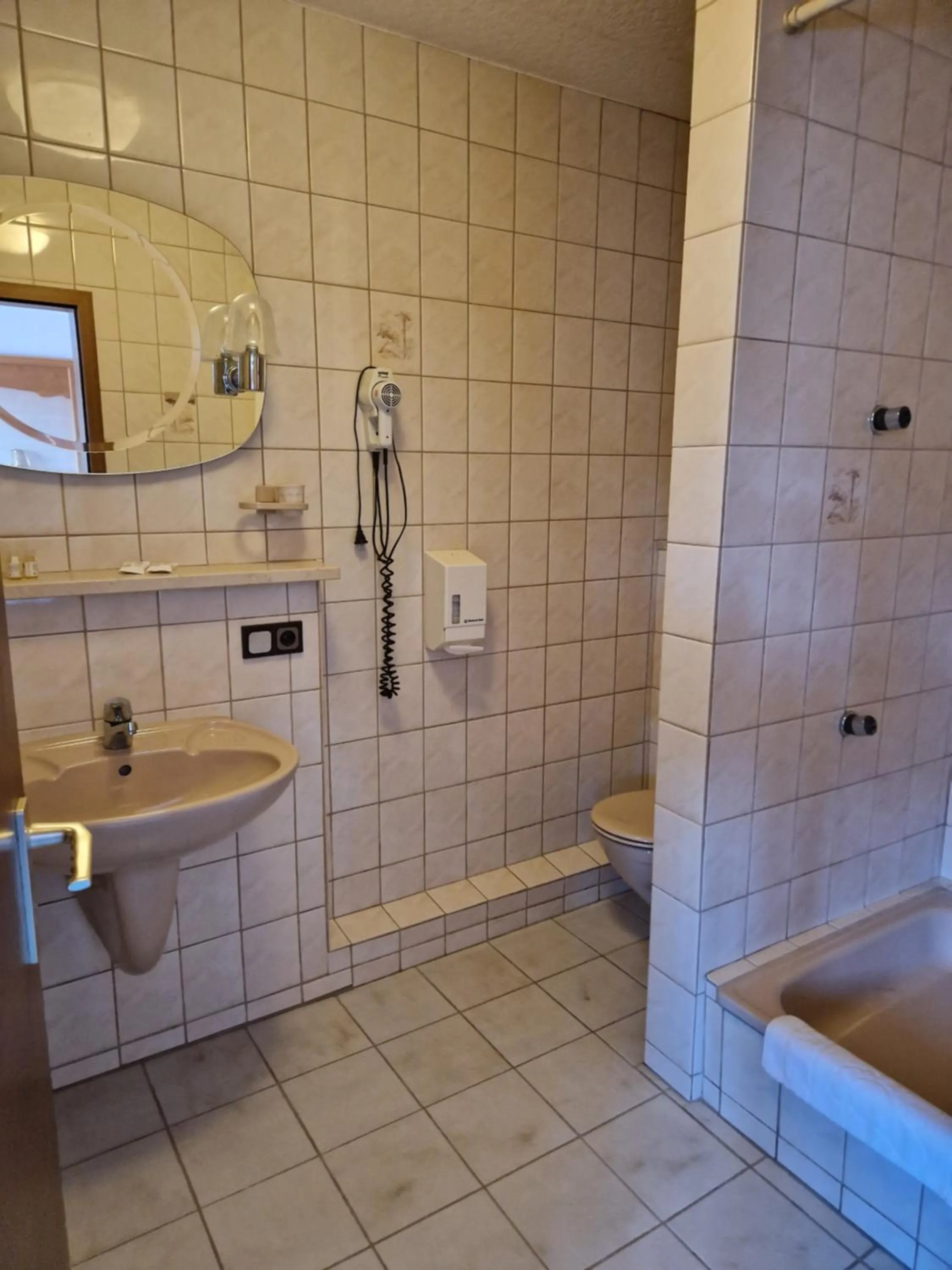 Bathroom in HOTEL WALDHORN