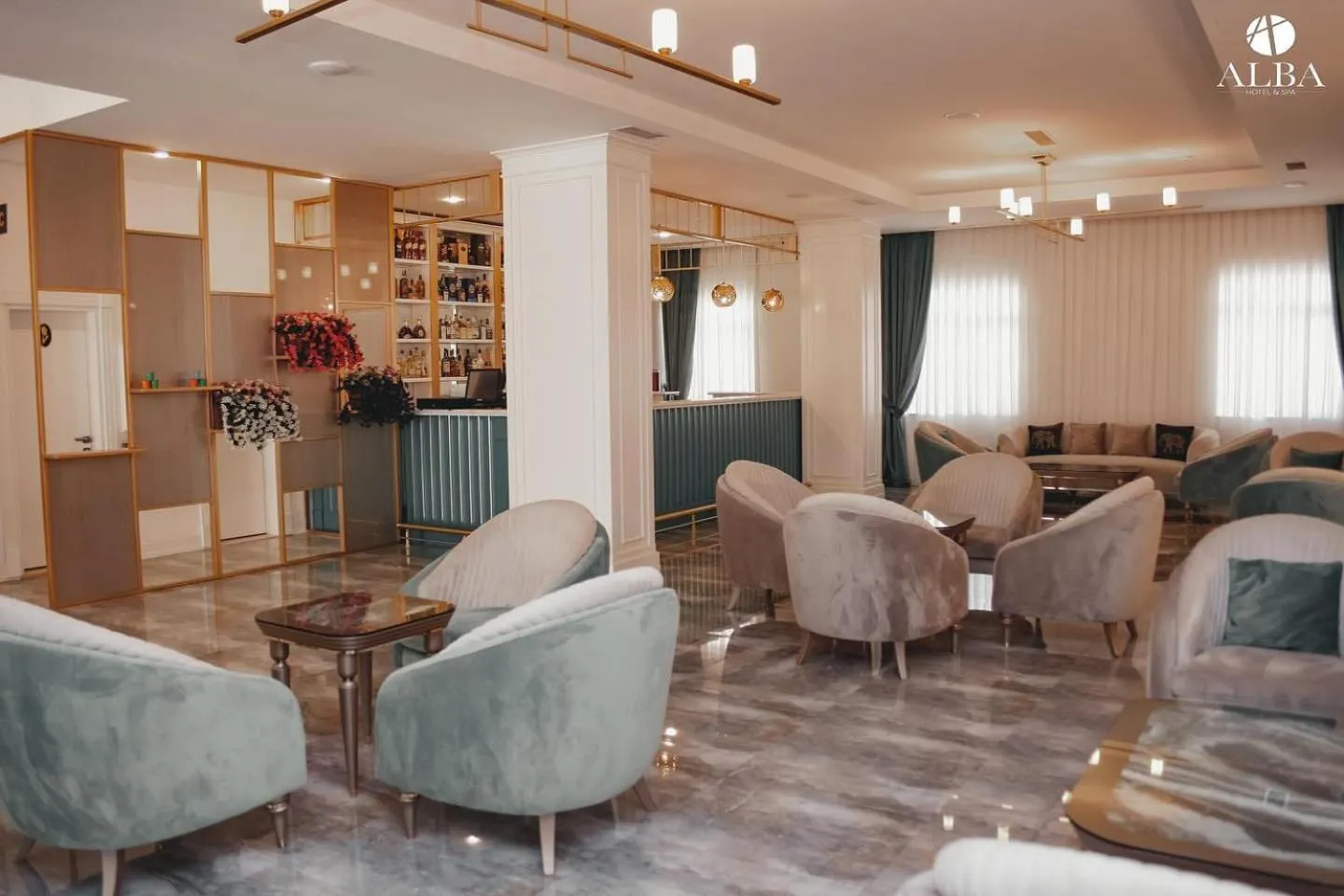 Lounge or bar in ALBA HOTEL & SPA